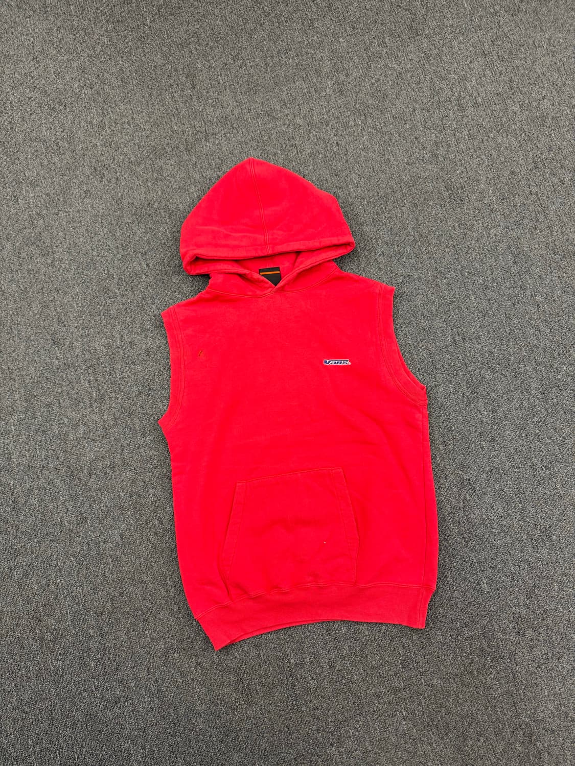 M)반스 빈티지 조끼 후드티 상품이미지1