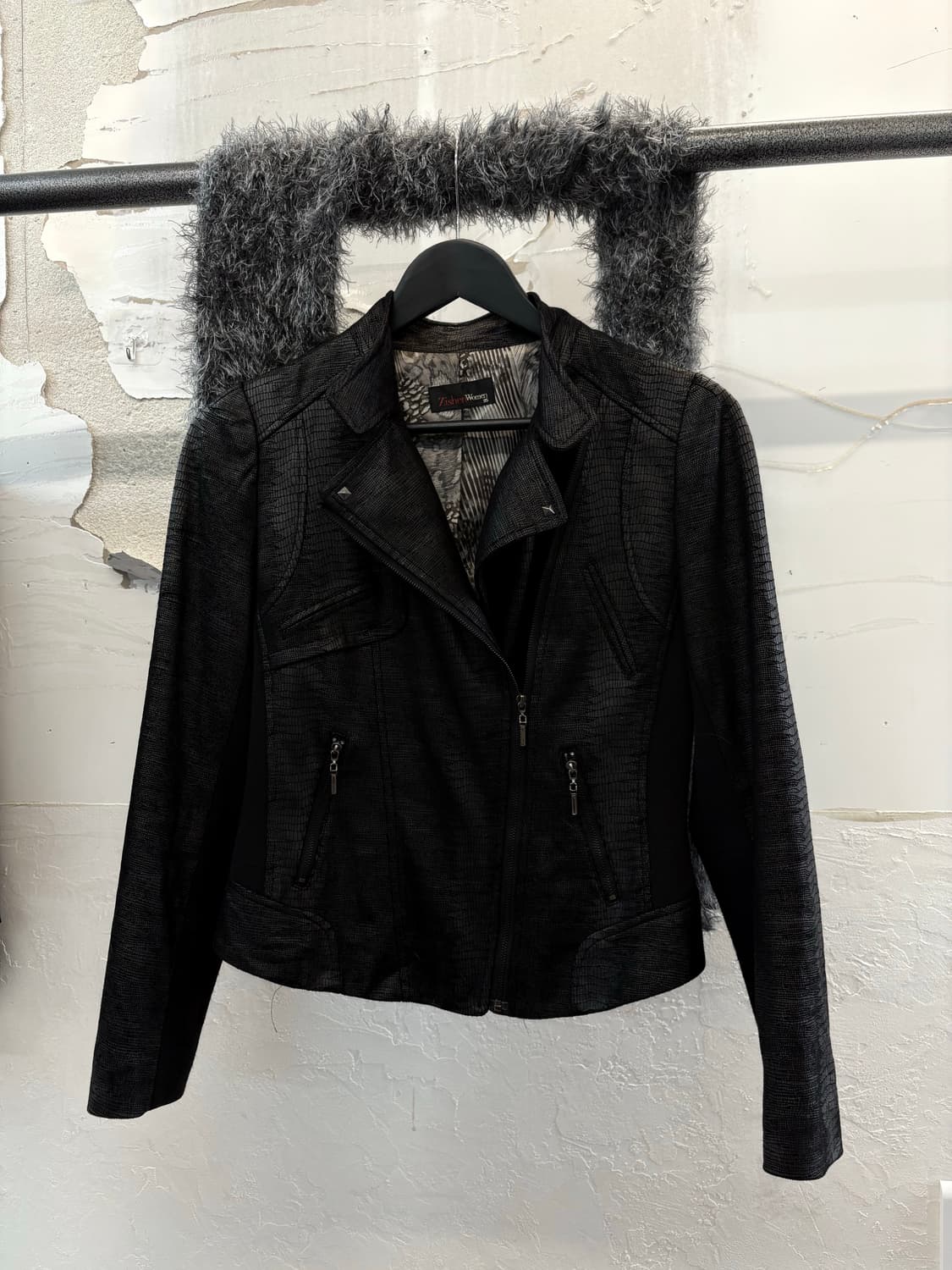 black oblique jacket 상품이미지1