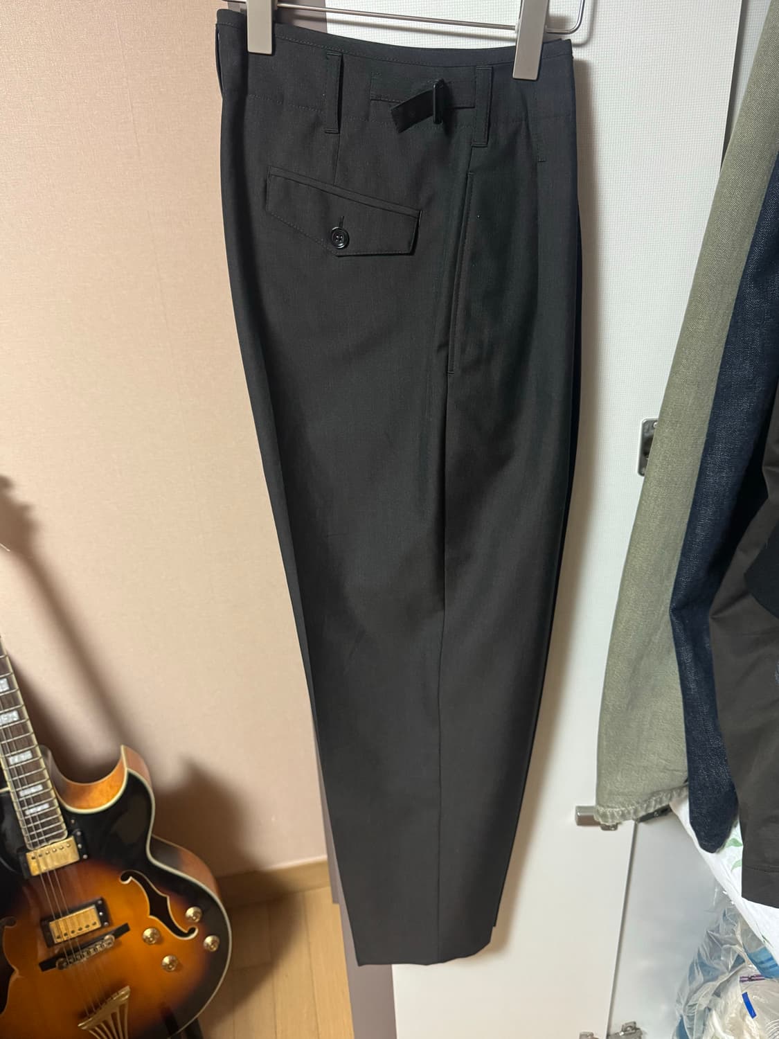 [46]르메르 트로피컬 울 플리츠 팬츠 다크 에스프레소 상품이미지7