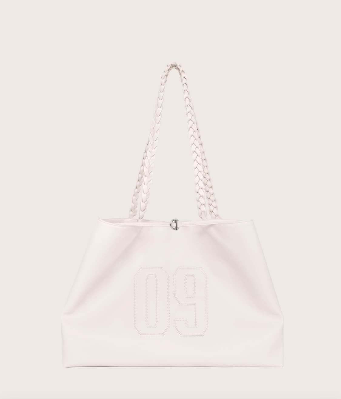 택O) 클리시어 09 넘버링 레더백 핑크 상품이미지1