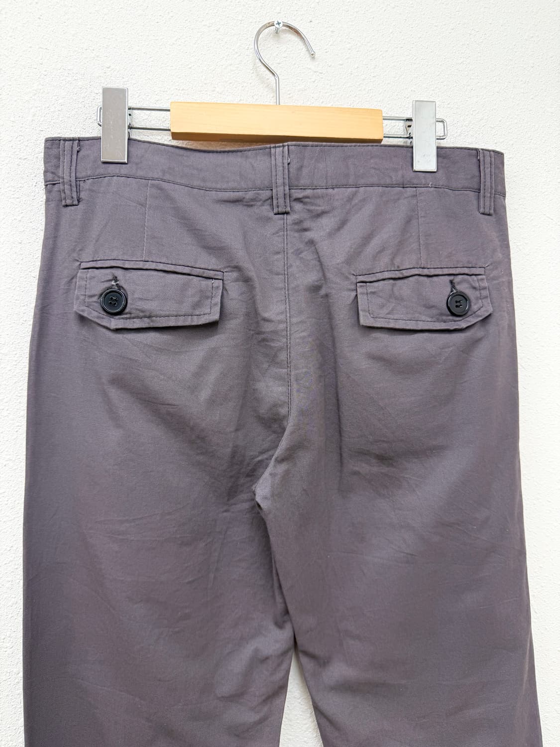 빈티지 퍼플 디테일 코튼 팬츠 상품이미지4