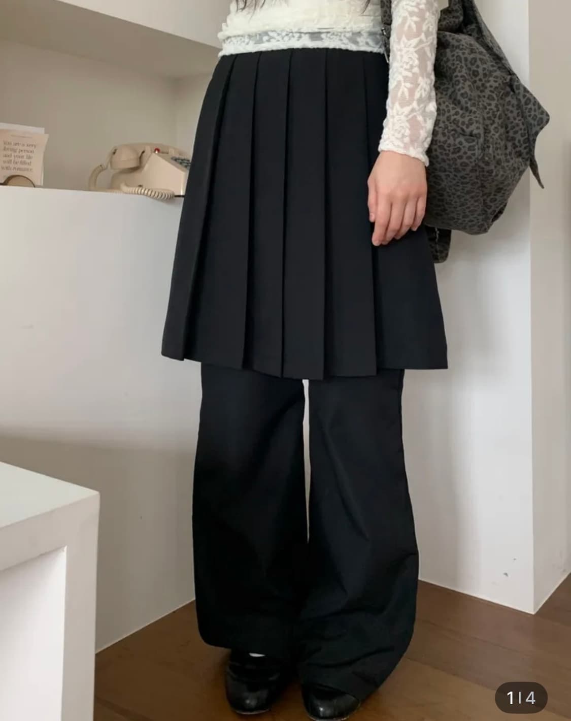 시프트에잇 플리치 스커트 팬츠 상품이미지2