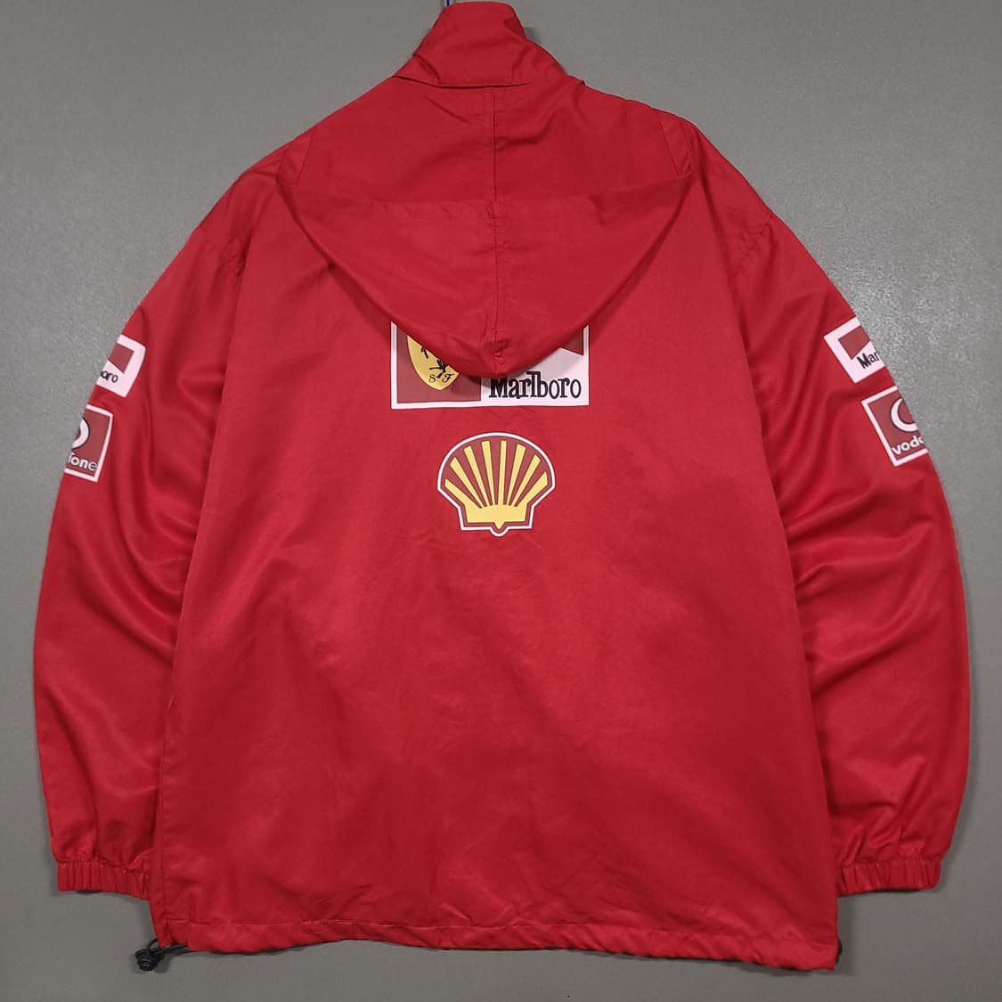 SPOL 빈티지 페라리 말보로 보다폰 스폰서 바람막이 집업 자켓 XL 상품이미지8