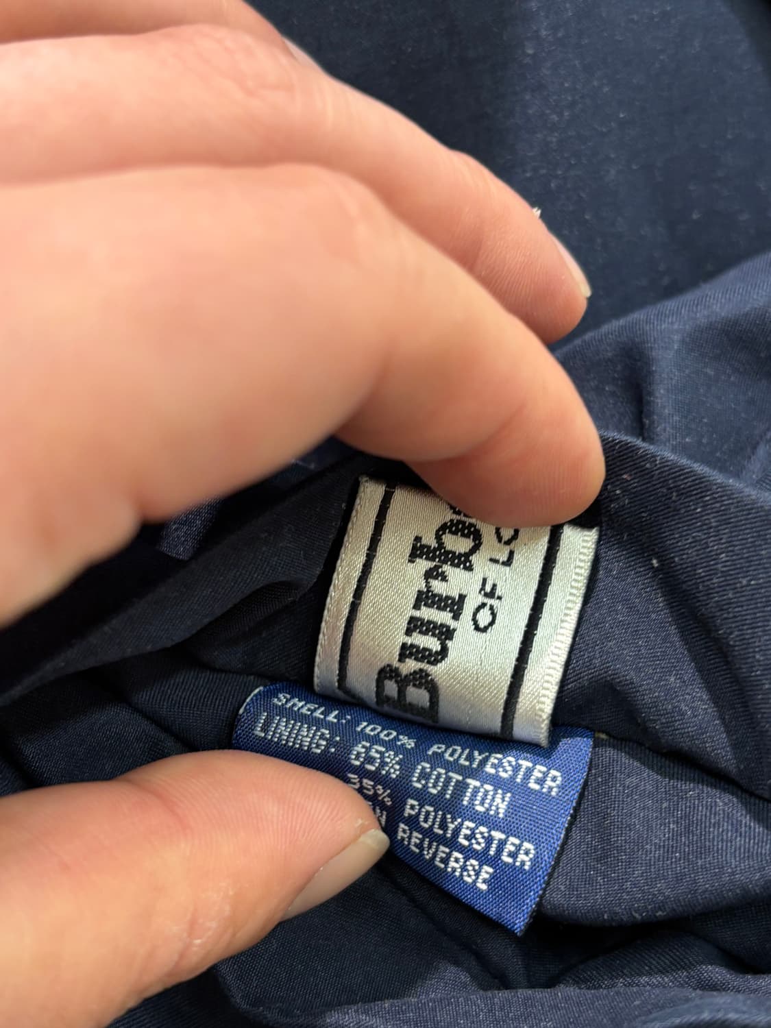 00s 버버리 노바 체크 리버시블 블루종  상품이미지9