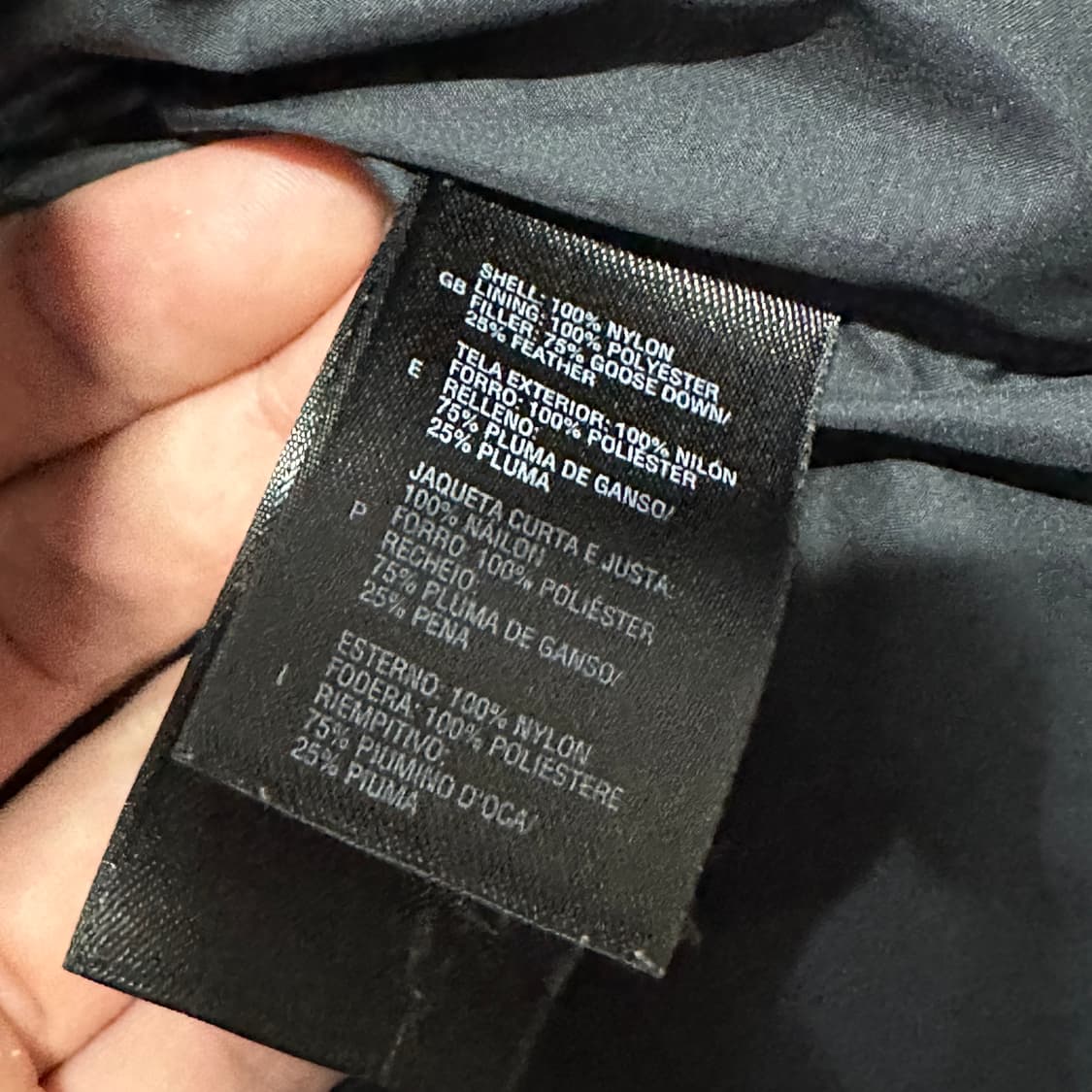 노스페이스 550 다운 숏패딩 s 상품이미지4