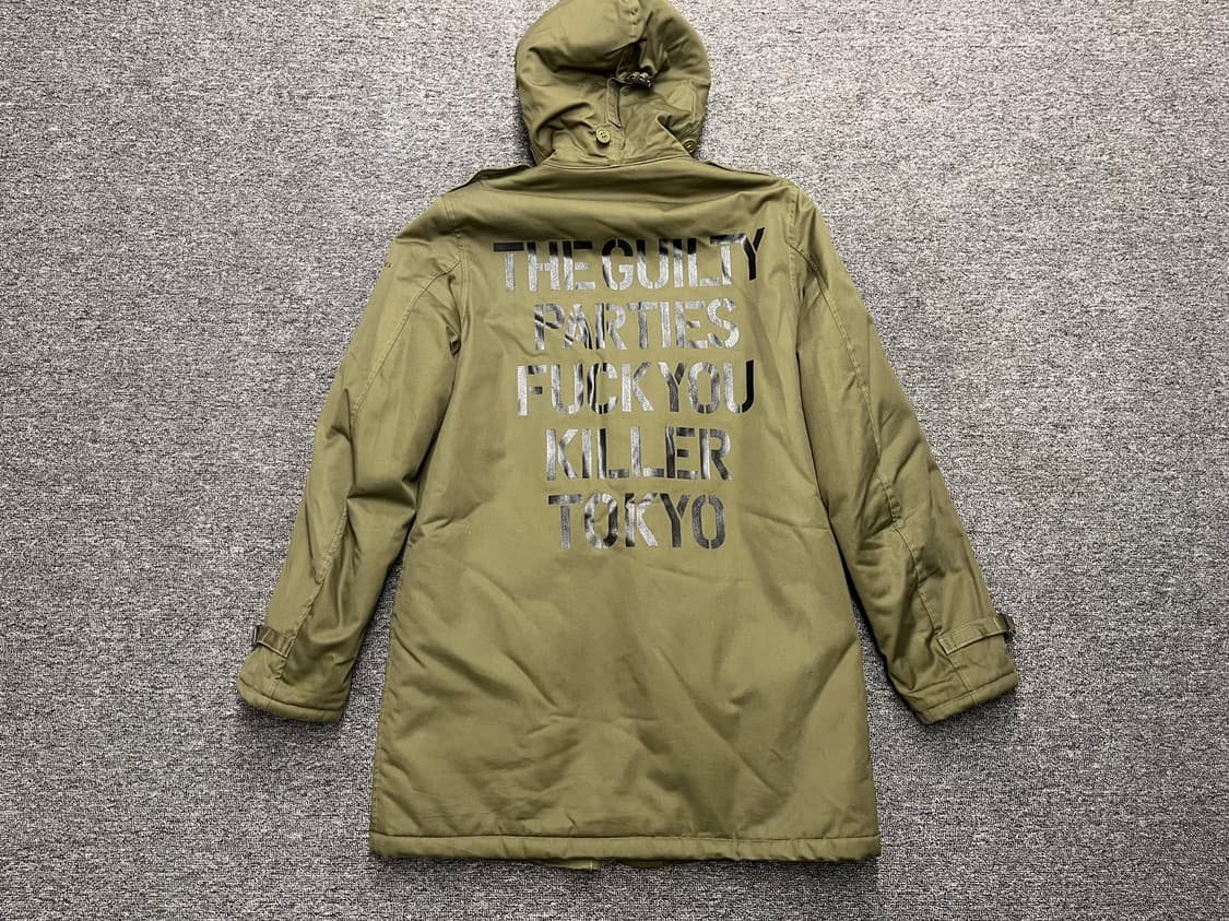 [90~95] 와코마리아 양털 야상자켓 상품이미지8