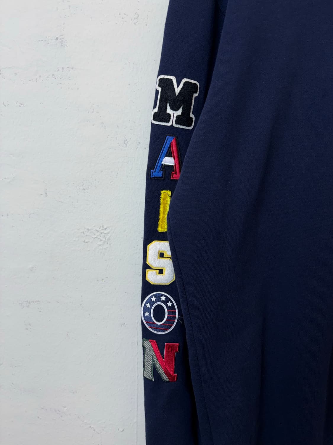 메종키츠네 로고 패치 스웻셔츠 네이비 상품이미지3