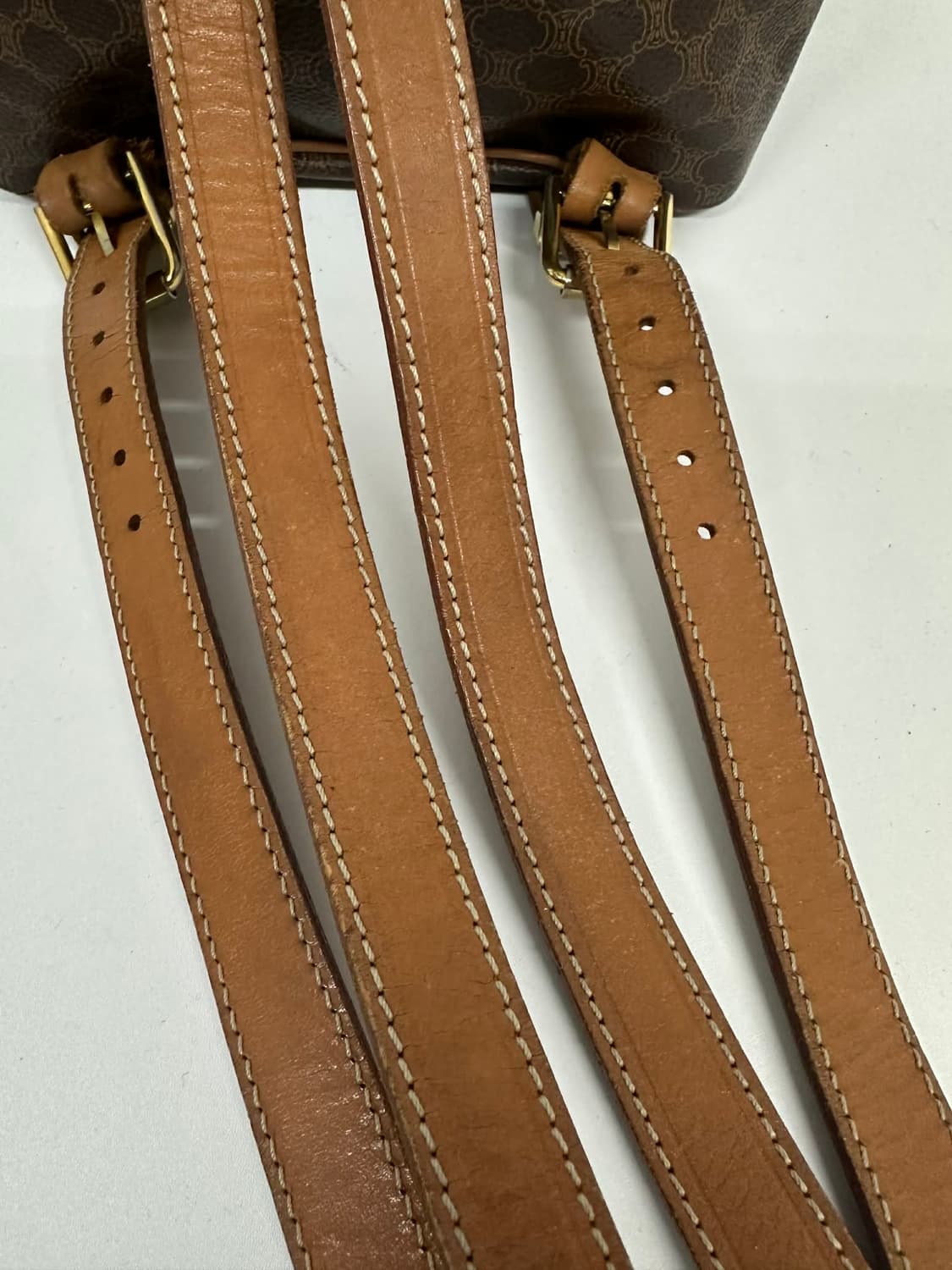 셀린느 빈티지 트리오페 마카담 버킷 백팩 [감정서ㅇ] 상품이미지9