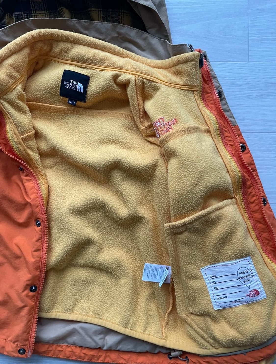 노스페이스 아동 자켓 바람막이 120 상품이미지4