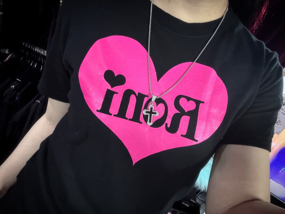 Pink Heart T-shirt & Pants 상품이미지3