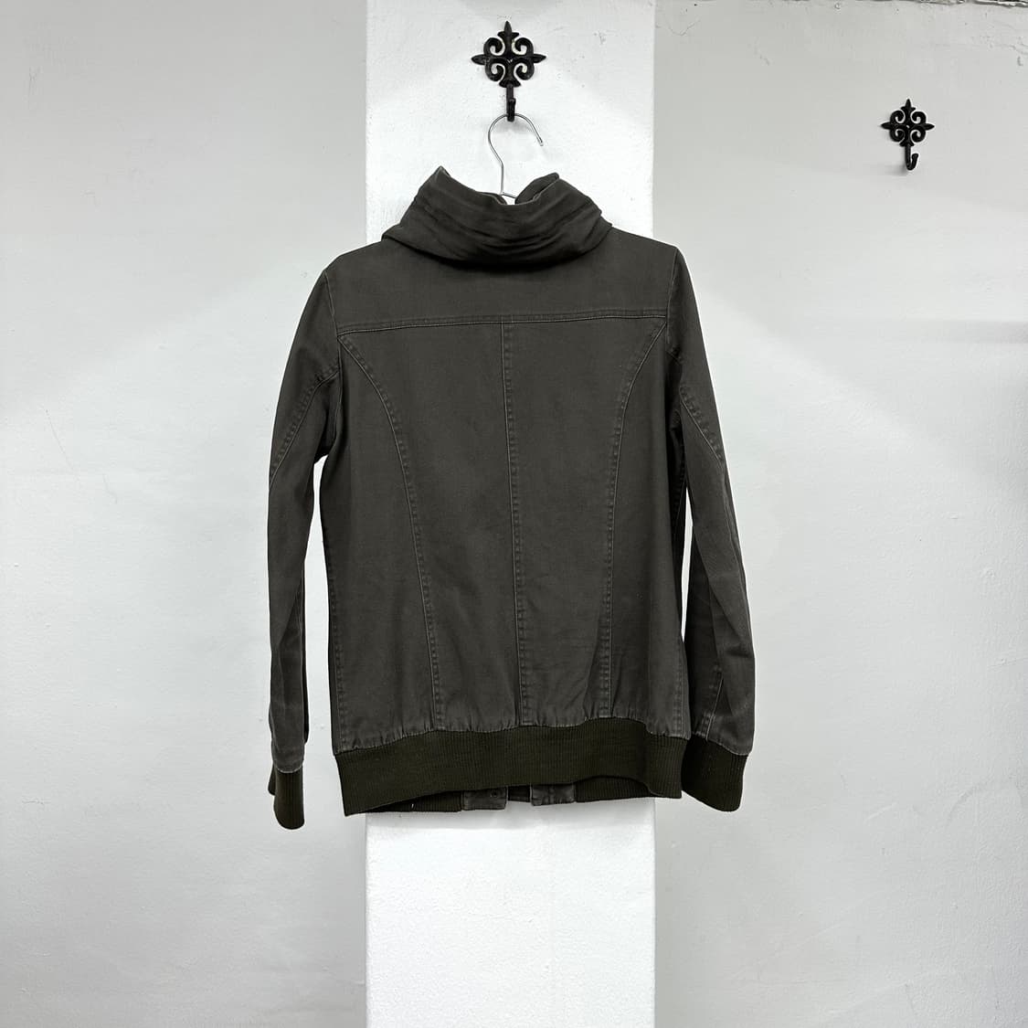 Khaki grunge Bono hood jacket  상품이미지5