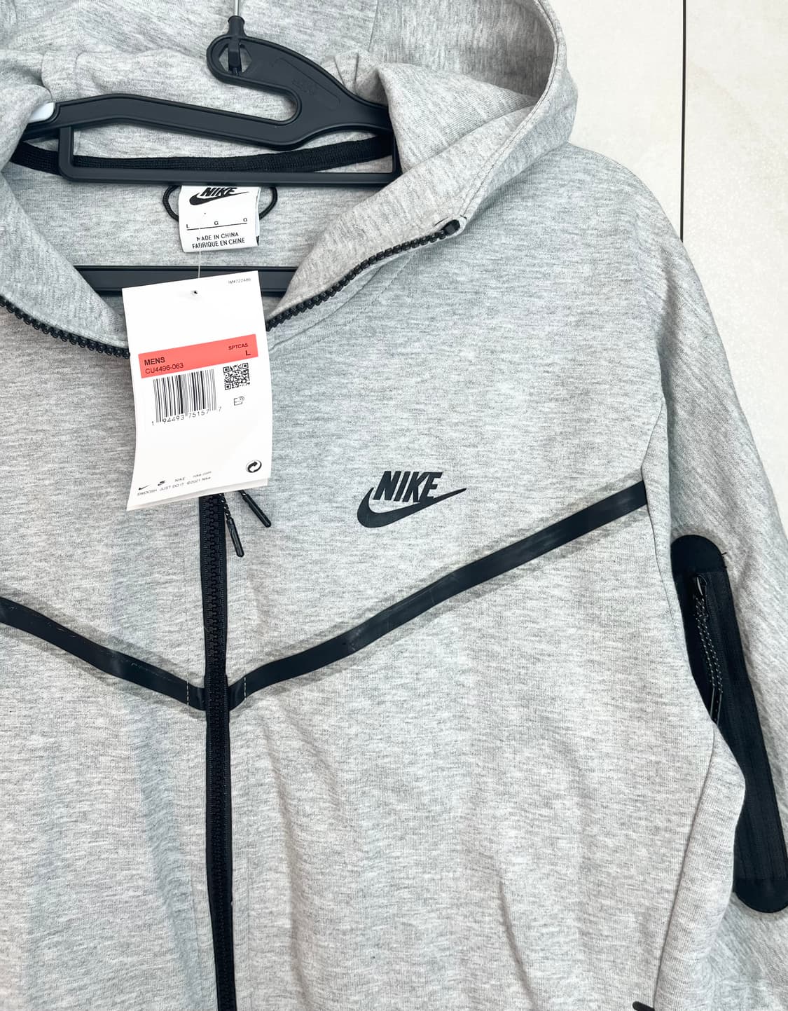 새상품 나이키 테크팩 후드집업 그레이 [L] 상품이미지4