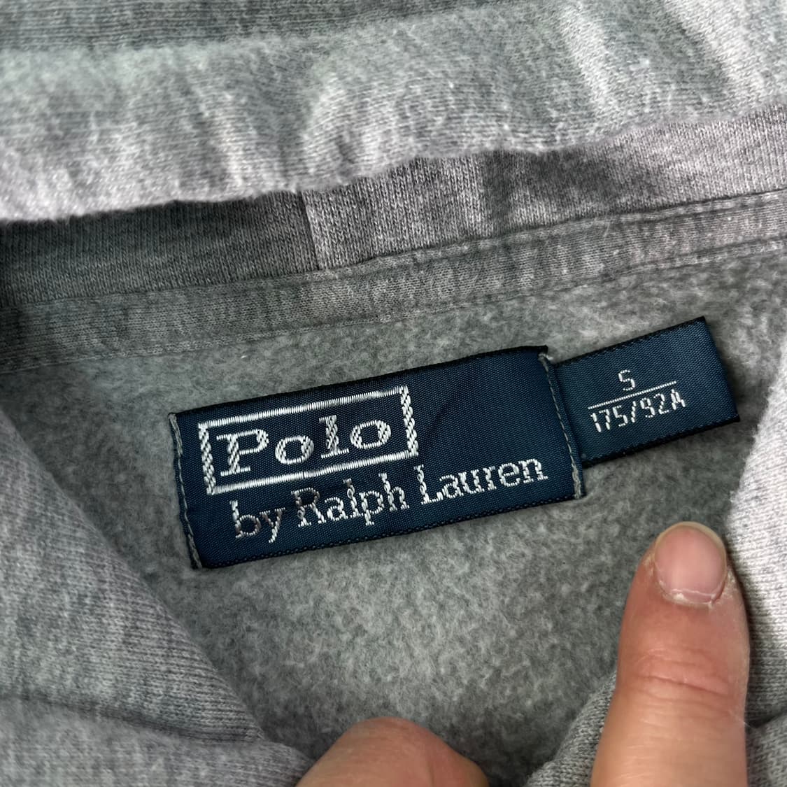 95 폴로랄프로렌 빅포니 그레이 후드티 상품이미지3