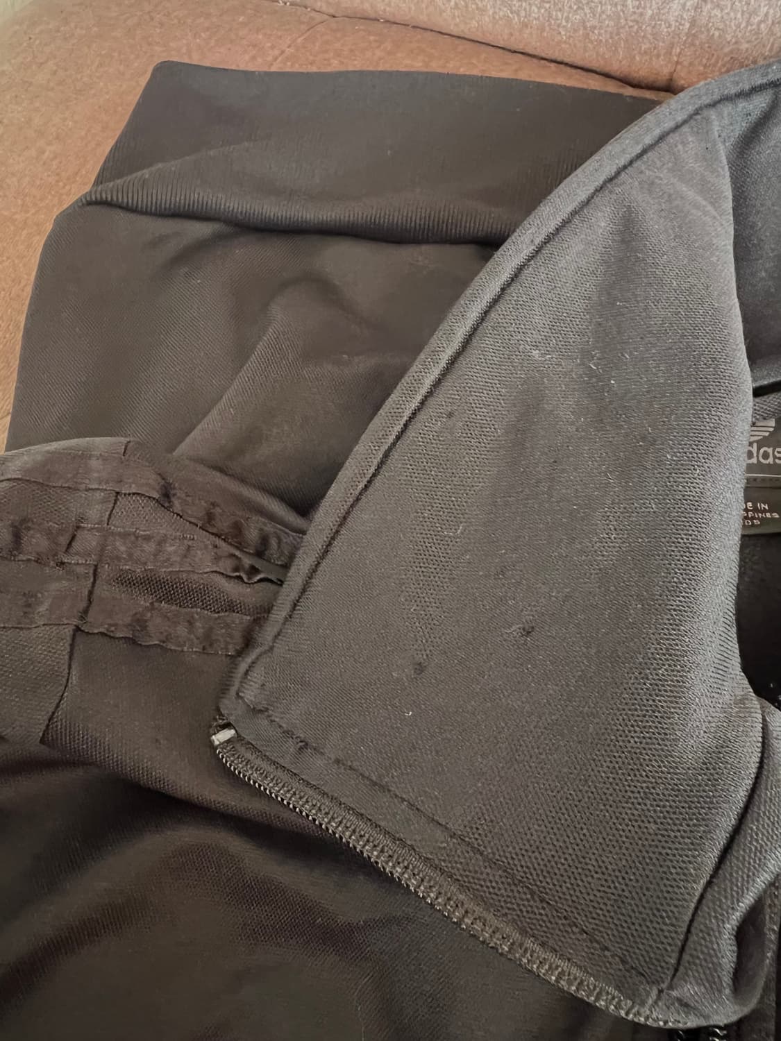 아디다스 남성 블랙 슈퍼스타 트랙탑 저지집업점퍼 상품이미지8