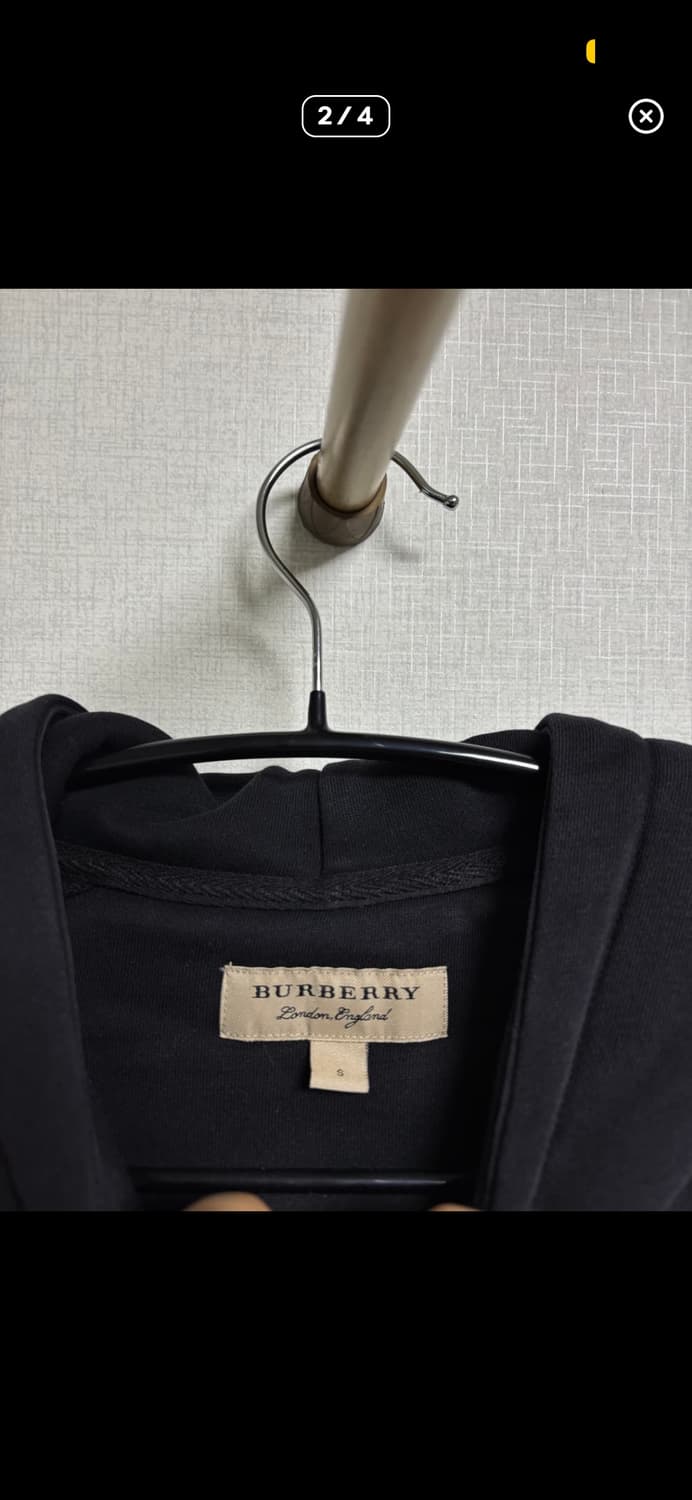 BURBERRY 빈티지 엠블럼 자수 로고 후디 상품이미지2