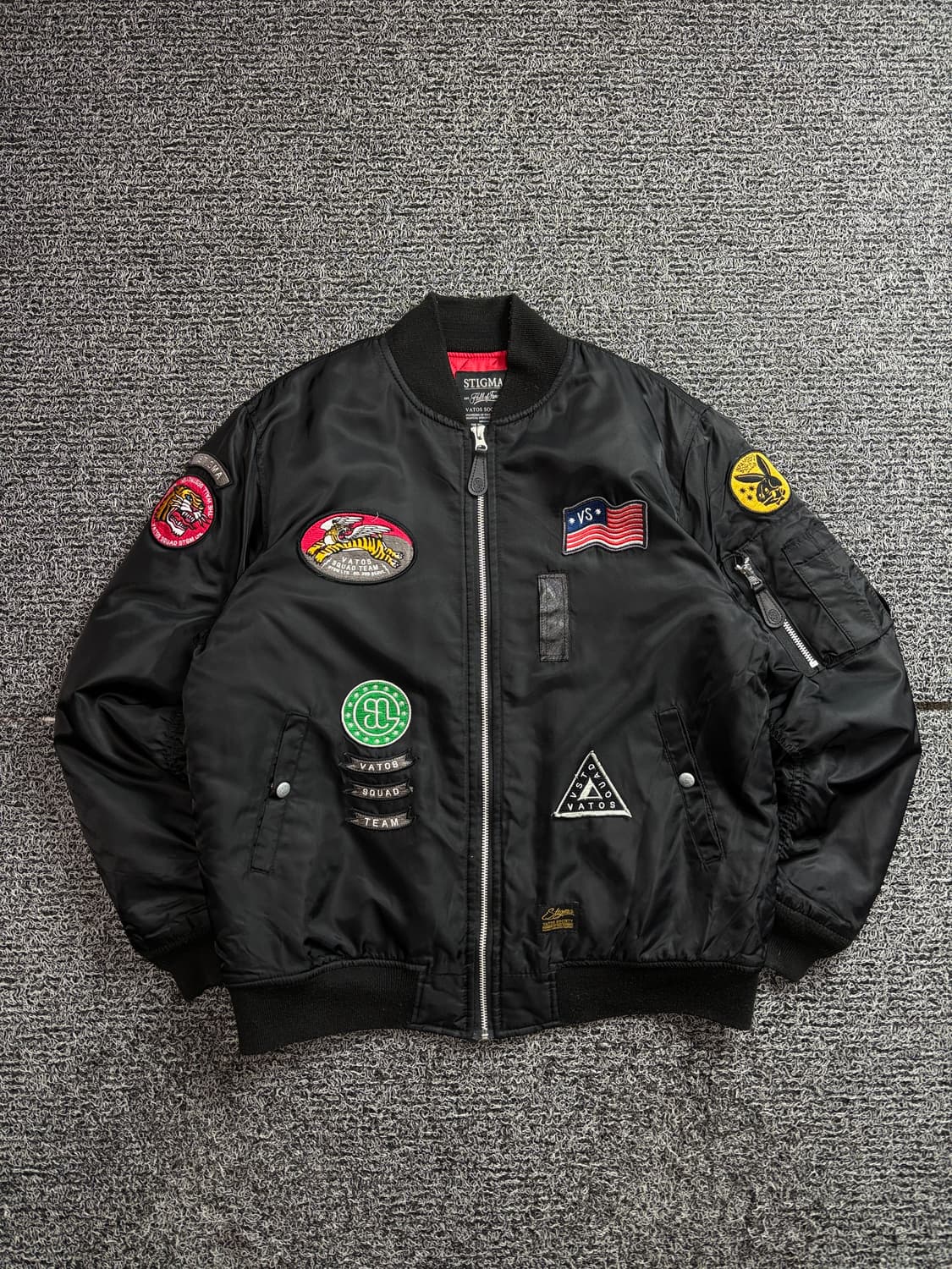 스티그마 VS MA-1 패치워크 봄버 자켓 2431 상품이미지2