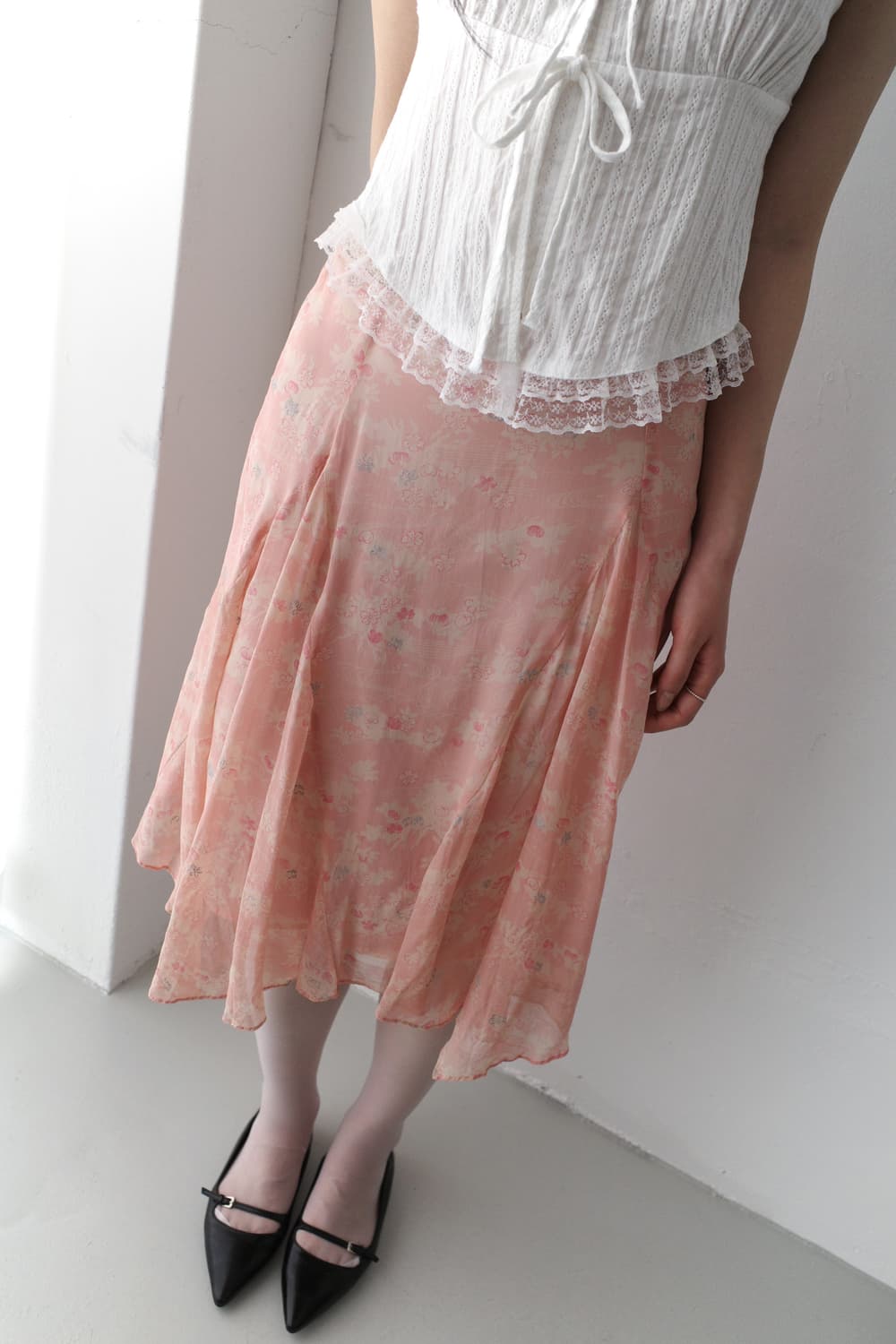 jillstuart) flower tuck skirt 상품이미지4