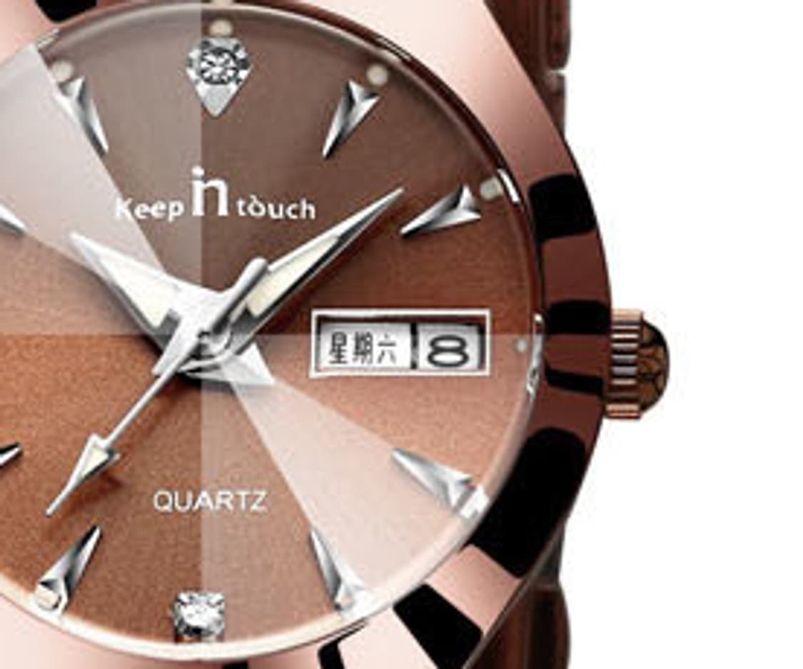 브라운 남자 방수 손목시계OC 판매 상품이미지4