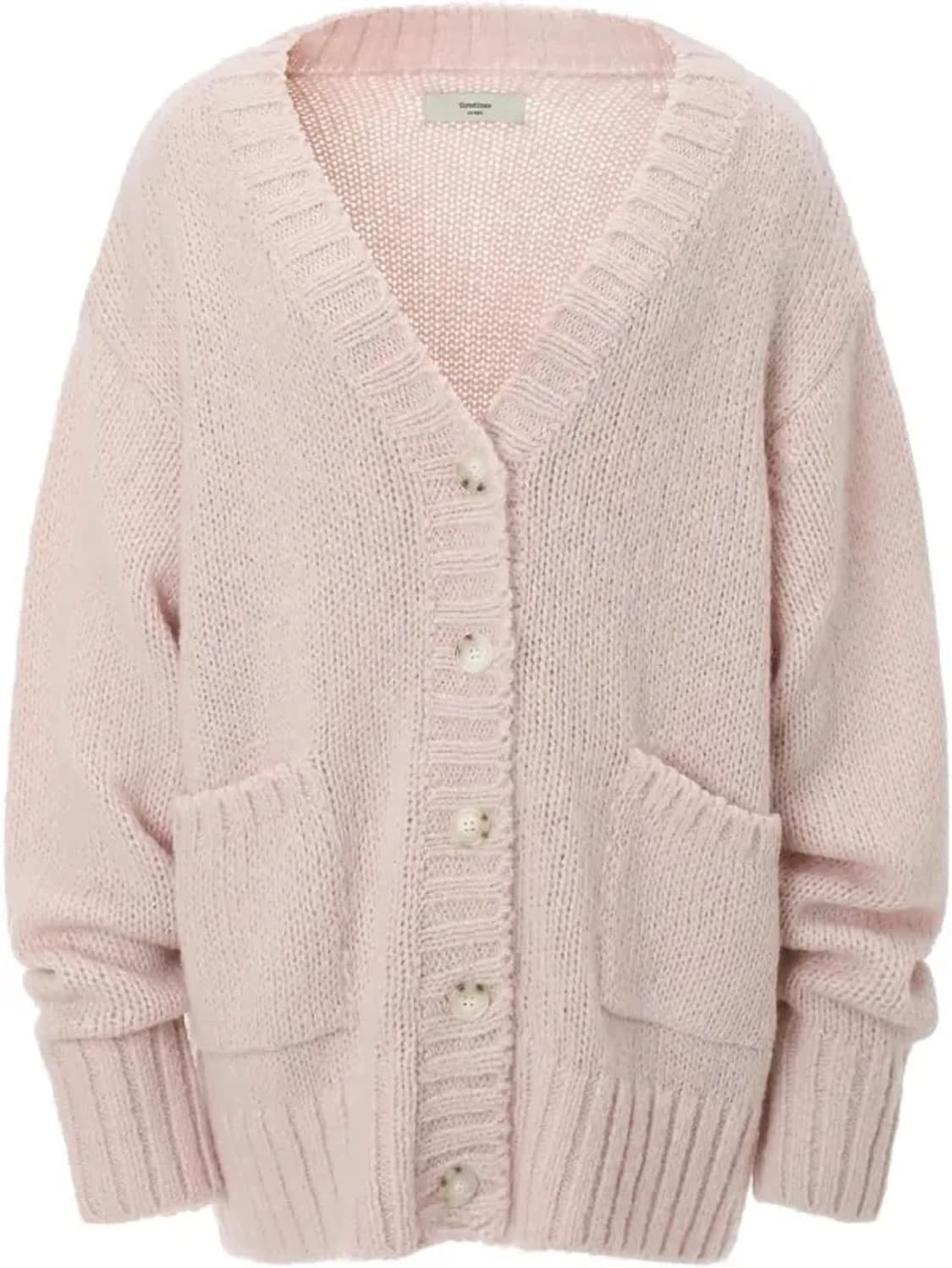 쓰탐 루즈 피넛 가디건 핑크 상품이미지1