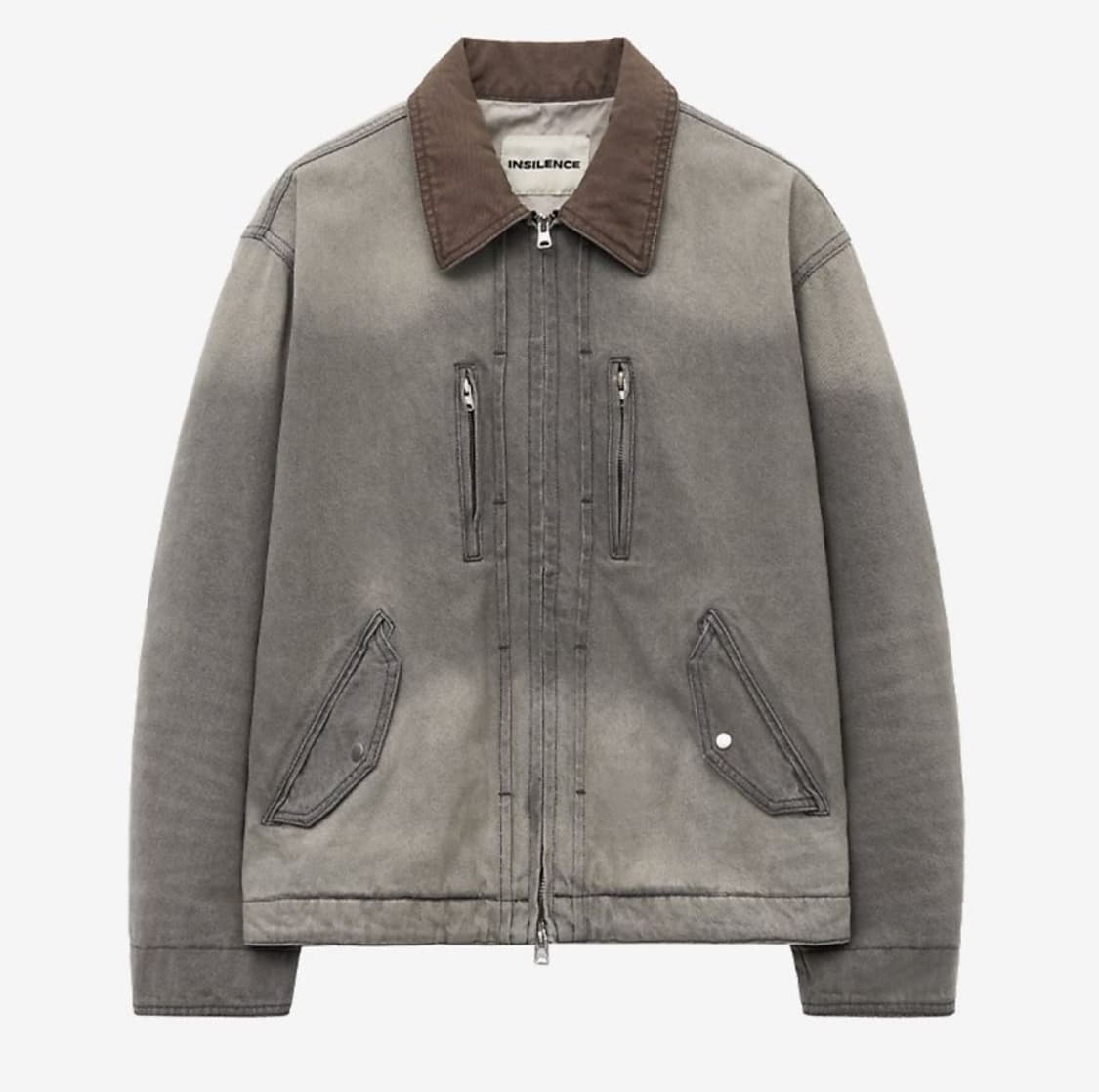 인사일런스 워시드 데님 워크 자켓 L 상품이미지2