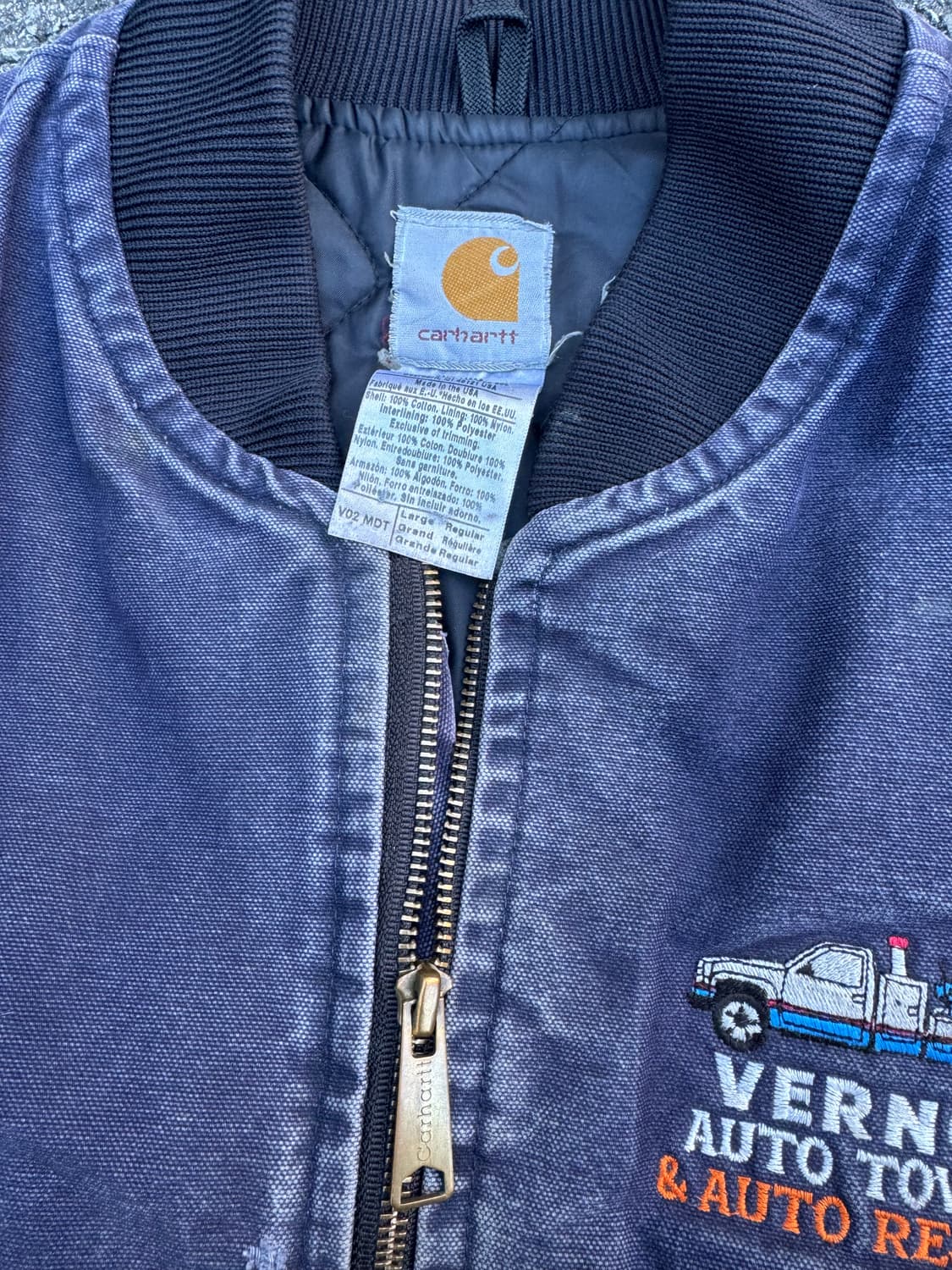 00s USA 칼하트 오리지널 V02-MDT 패치 커스텀 액티브 워크 베 상품이미지3