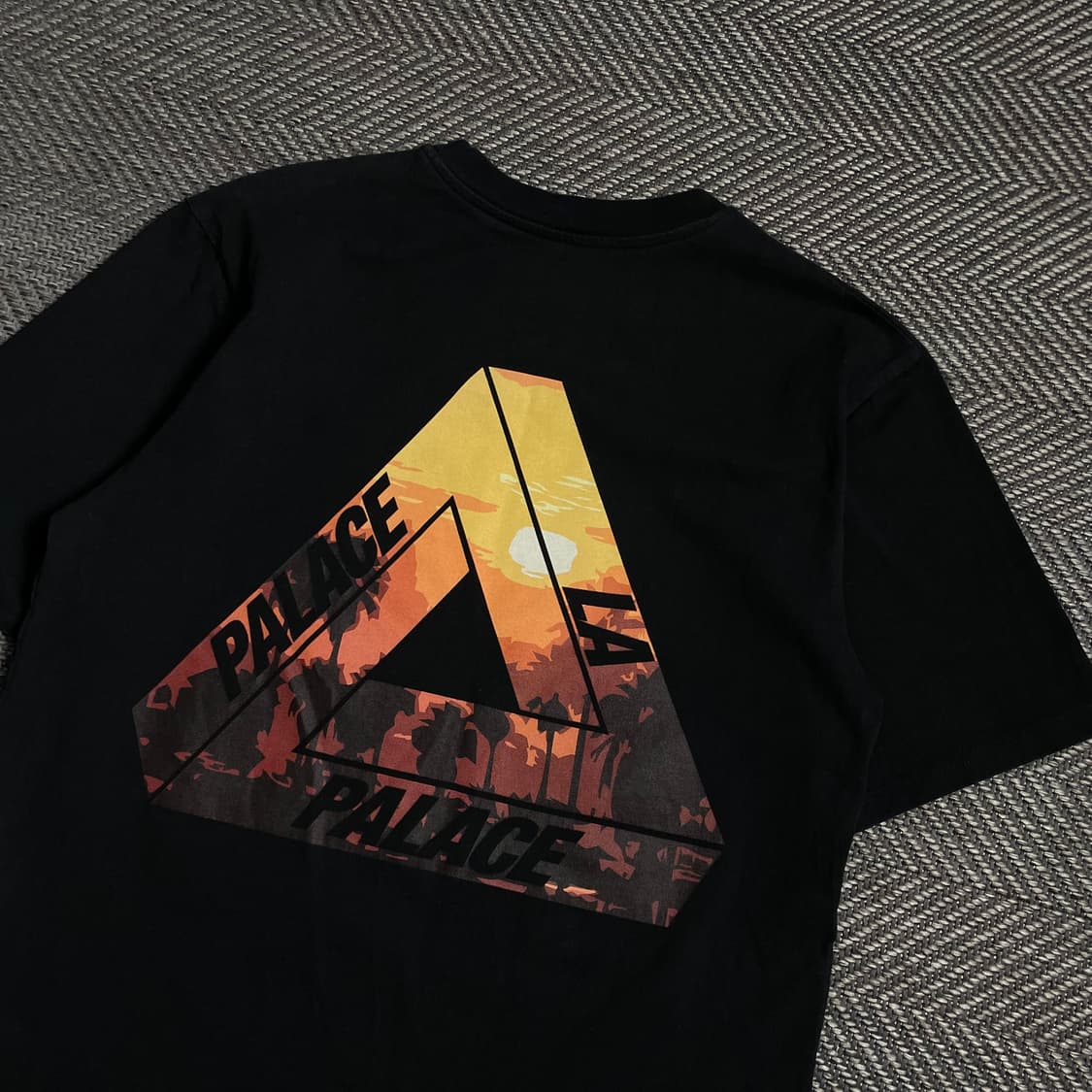 팔라스 트라이 빅로고 반팔 티셔츠 블랙o 4814 상품이미지2