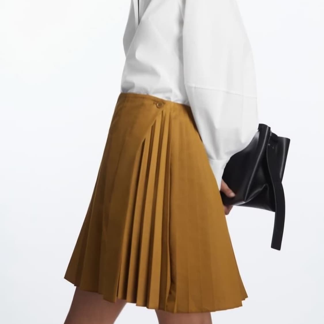 코스 플리츠 랩 스커트 / 여성 스커트/ 여성 치마  상품이미지1
