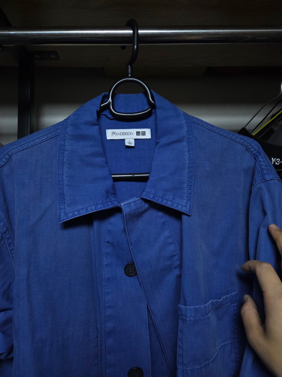 [L] 유니클로 JW 앤더슨 블루 자켓 상품이미지2