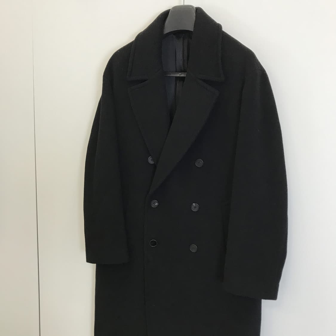 무신사스탠다드 캐시미어 블렌드 더블코트 [L사이즈] 상품이미지2