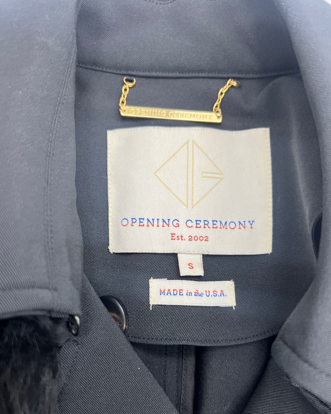 오프닝 세레머니 퍼 트렌치 자켓 상품이미지7