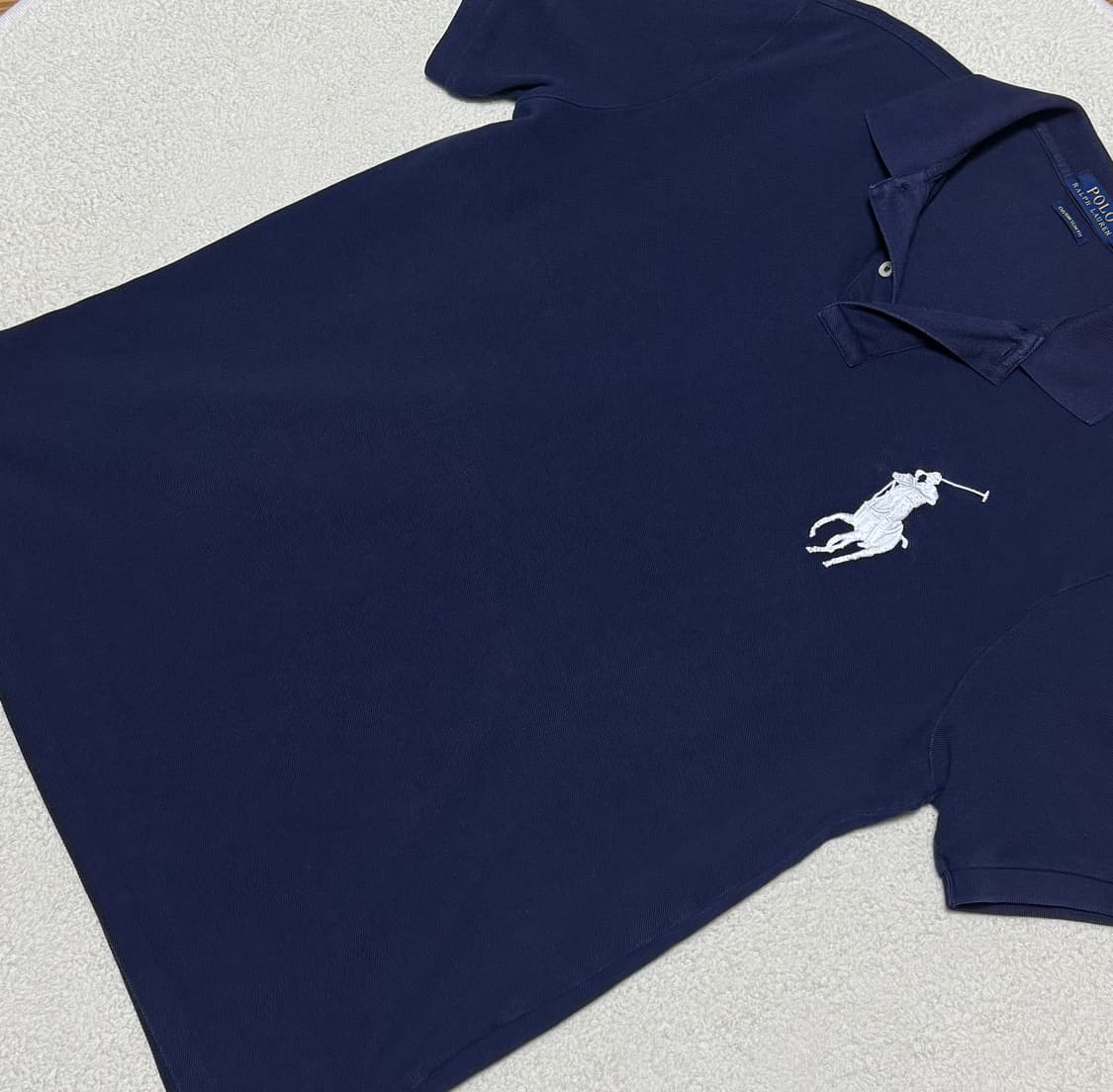 폴로 랄프로렌 빅포니 네이비 반팔 상품이미지3