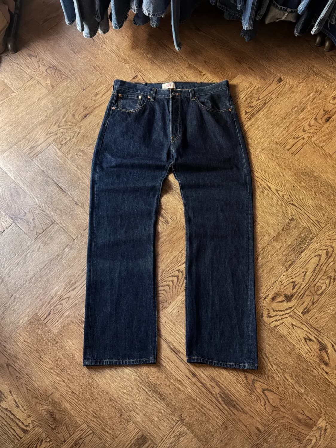 [38]00's 리바이스 501 멕시코제 스트레이트 생지 데님 팬츠 상품이미지1