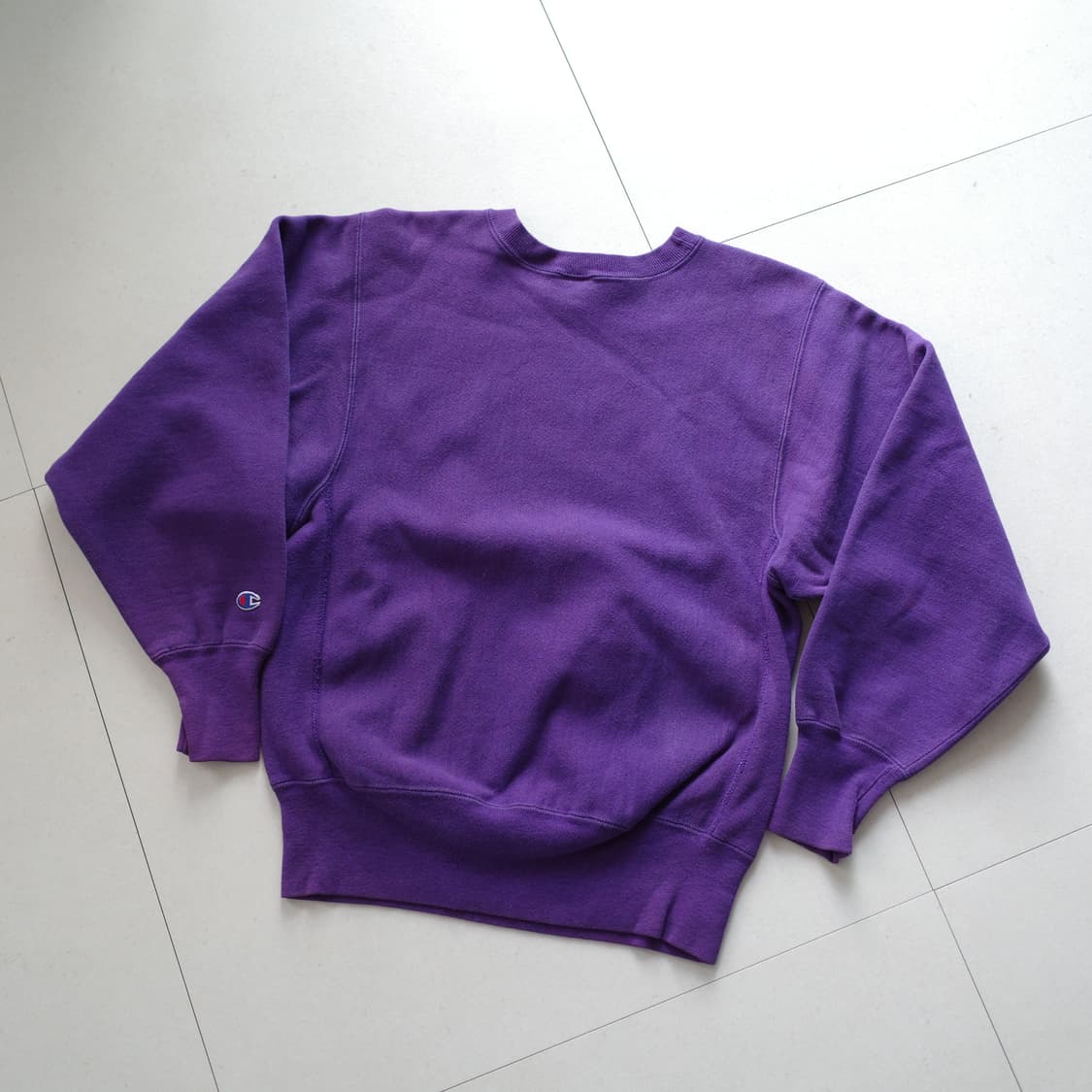 90s 미판 챔피언 리버스위브 맨투맨 퍼플 M 상품이미지7