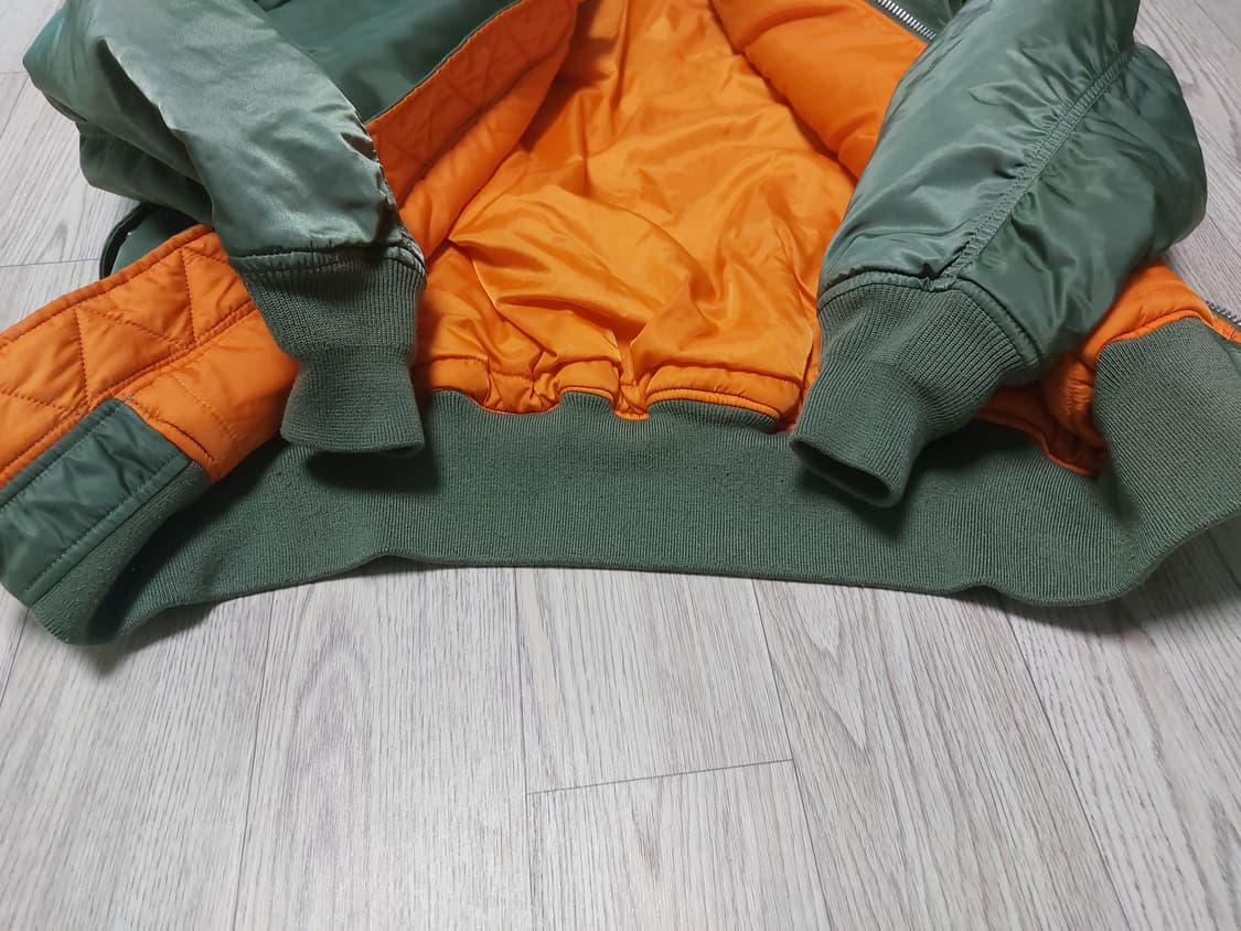 알파인더스트리 ma-1 세이지그린 M 상품이미지2