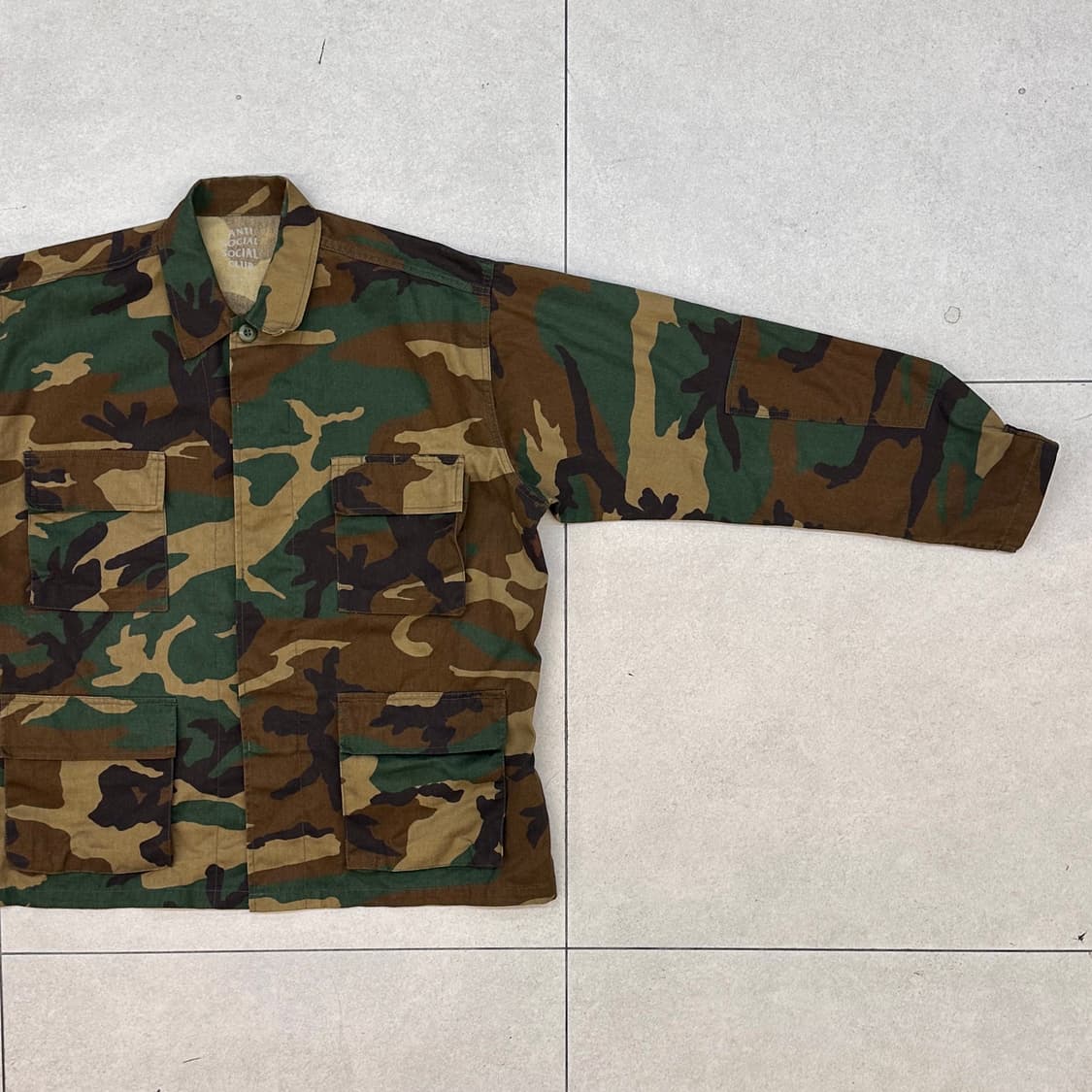 안티소셜클럽 17ss 카모 BDU 자켓 상품이미지5