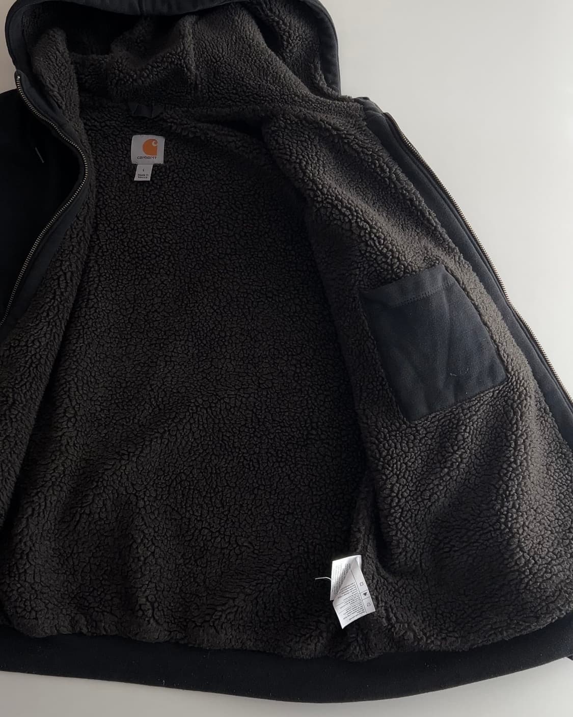 칼하트 셰르파 라이닝 후드 집업 L 상품이미지5