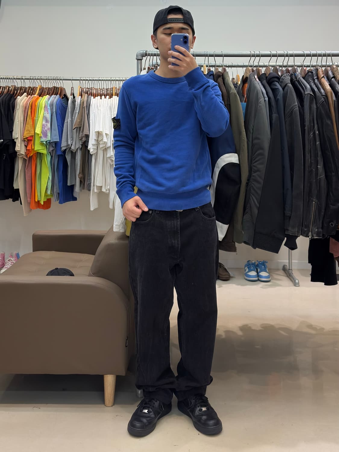 스톤아일랜드 와펜 맨투맨 상품이미지8