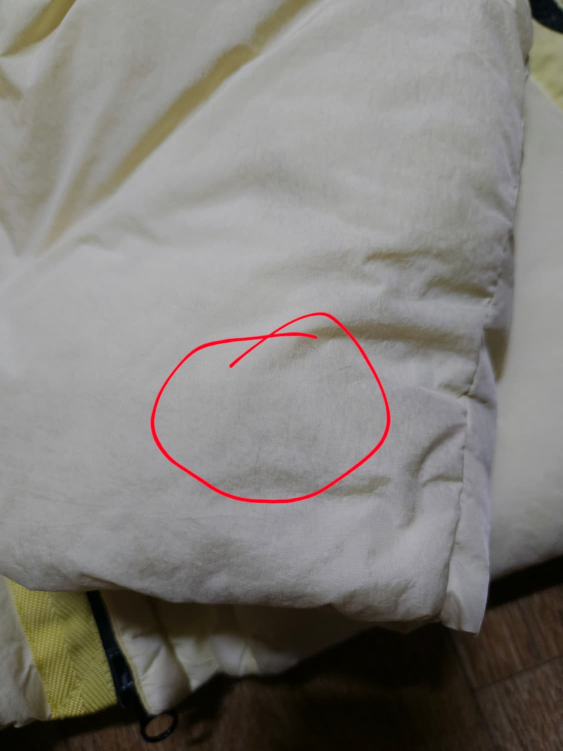 스톤아일랜드 17FW 크링클랩스 패딩 논후드 옐로우 L 상품이미지8