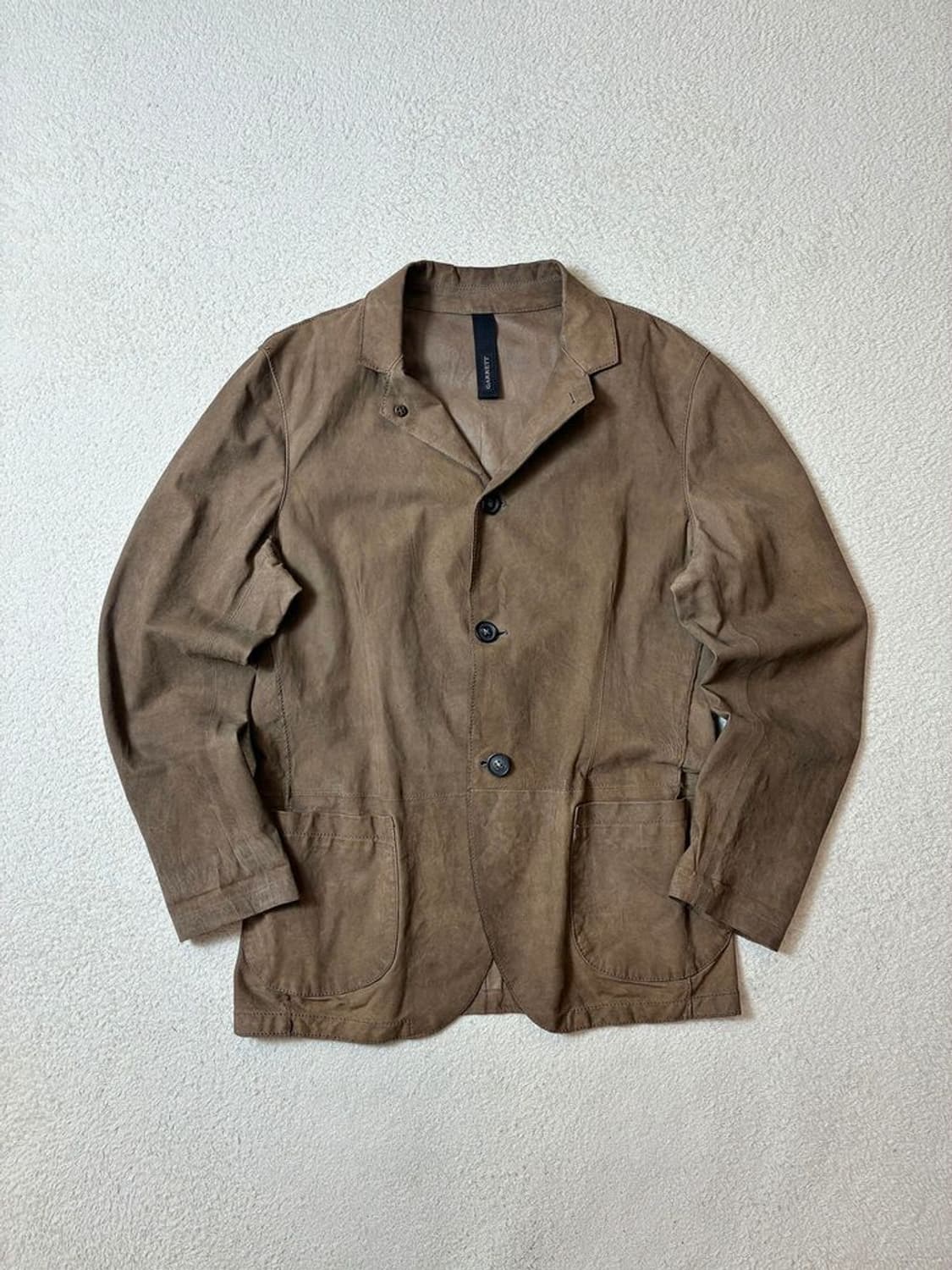 가렛 Garrett 누벅 스웨이드 양가죽 블레이저 PN6845 상품이미지1