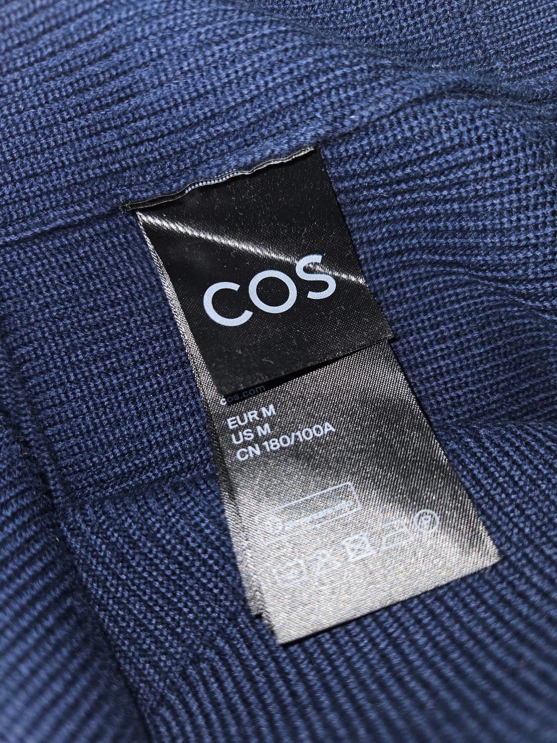 COS 코스 신형 레귤러 코튼 니트 스웨터 M 남성 상품이미지2