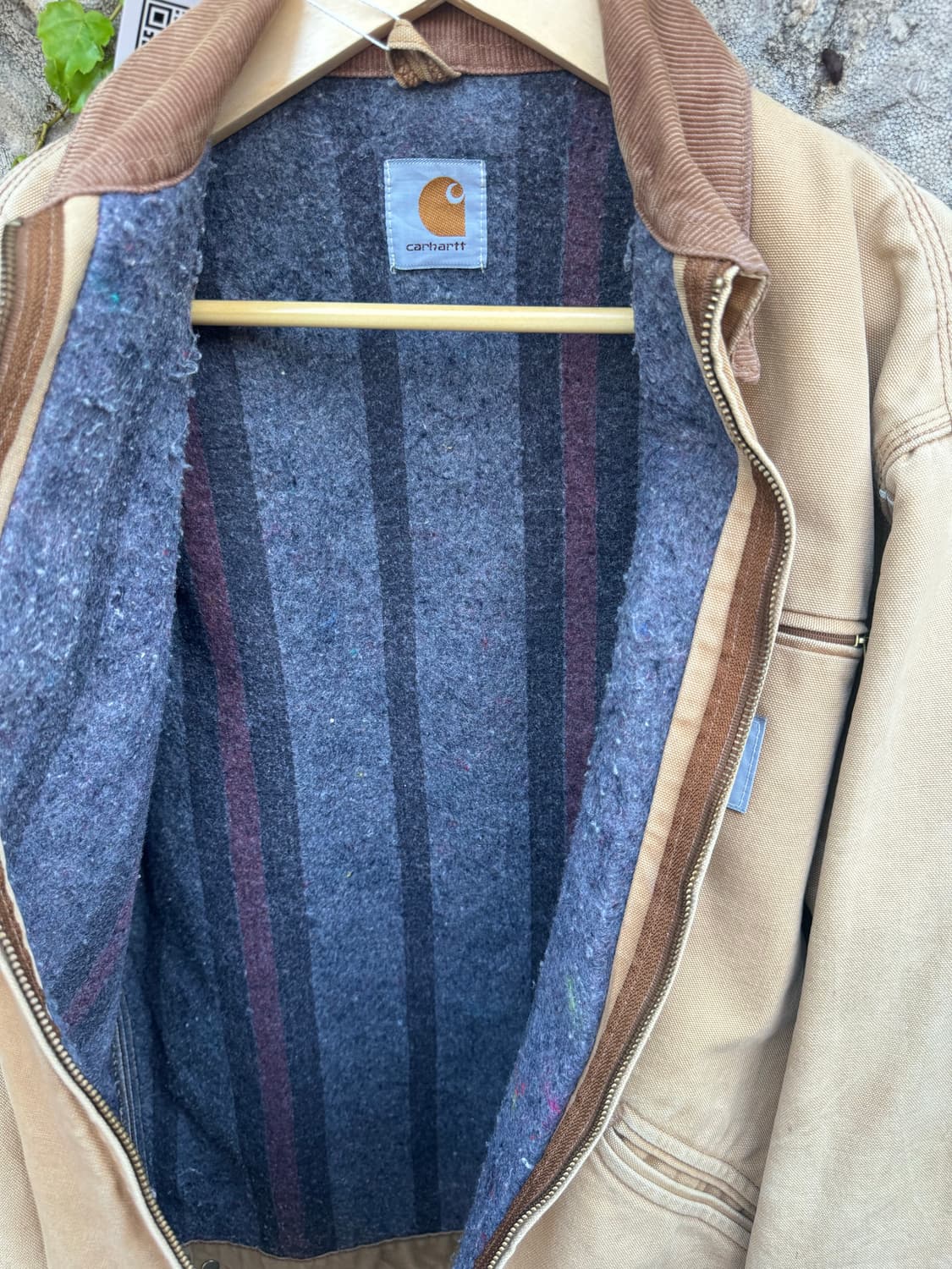 90s 칼하트 j01 브라운 빈티지 디트로이트 자켓  상품이미지8