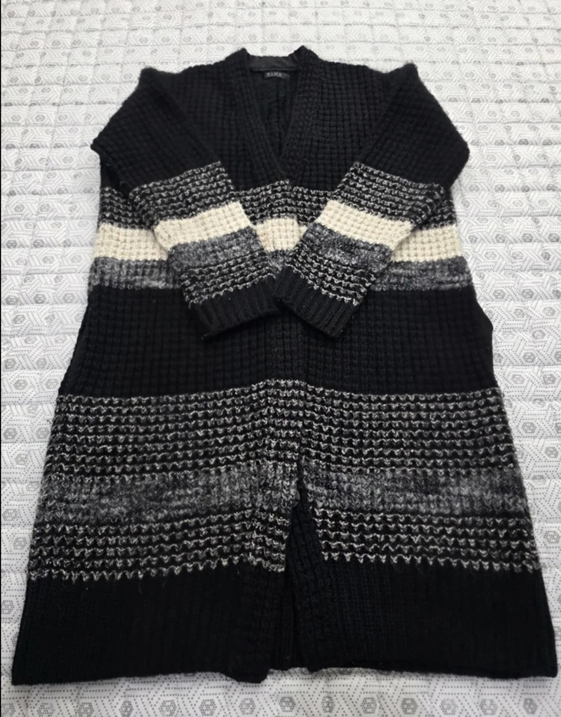 TIME 타임 롱 니트 가디건 ~F 상품이미지1