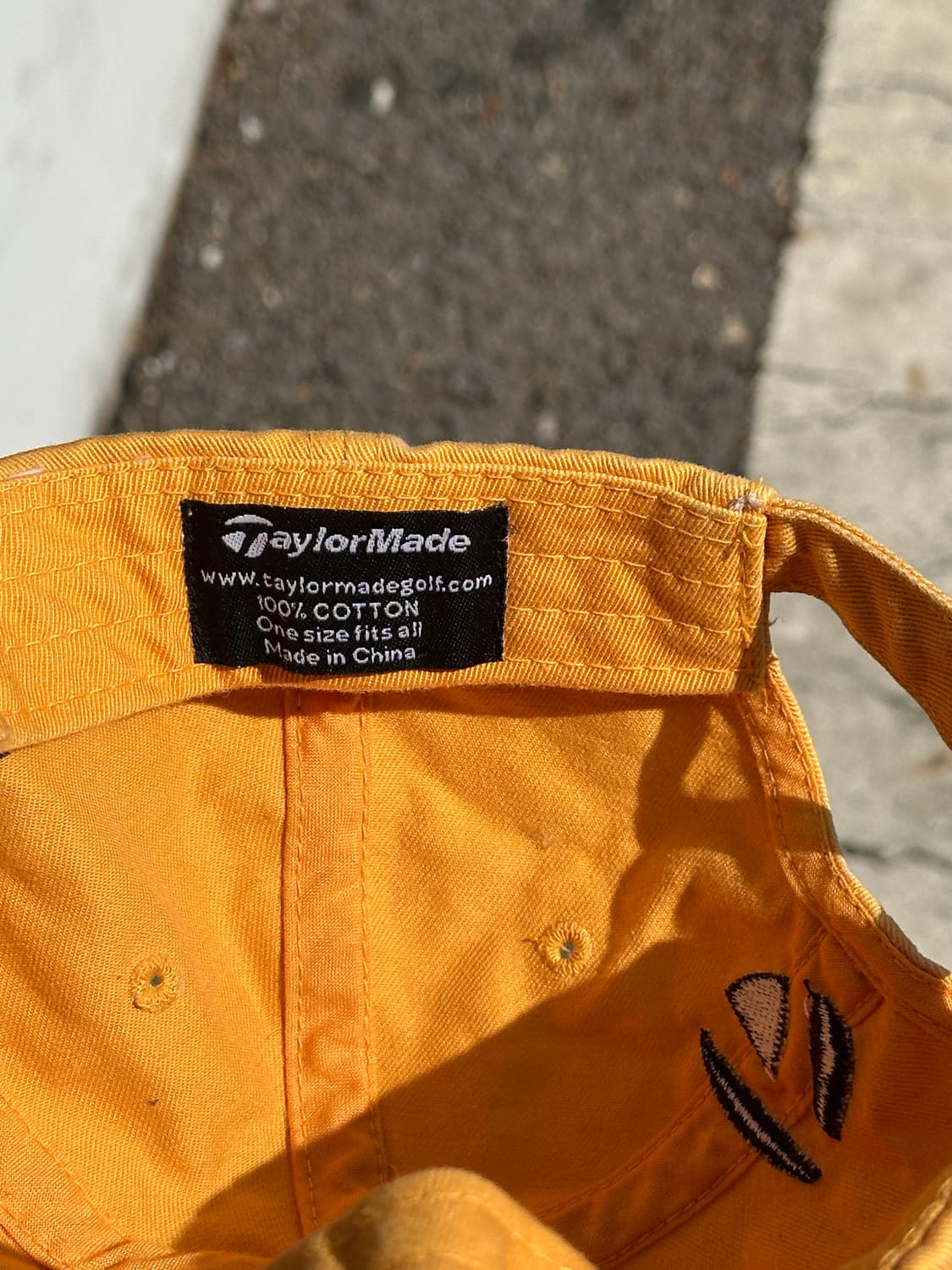 [M] 테일러메이드 옐로우 골프 볼캡 모자 상품이미지6