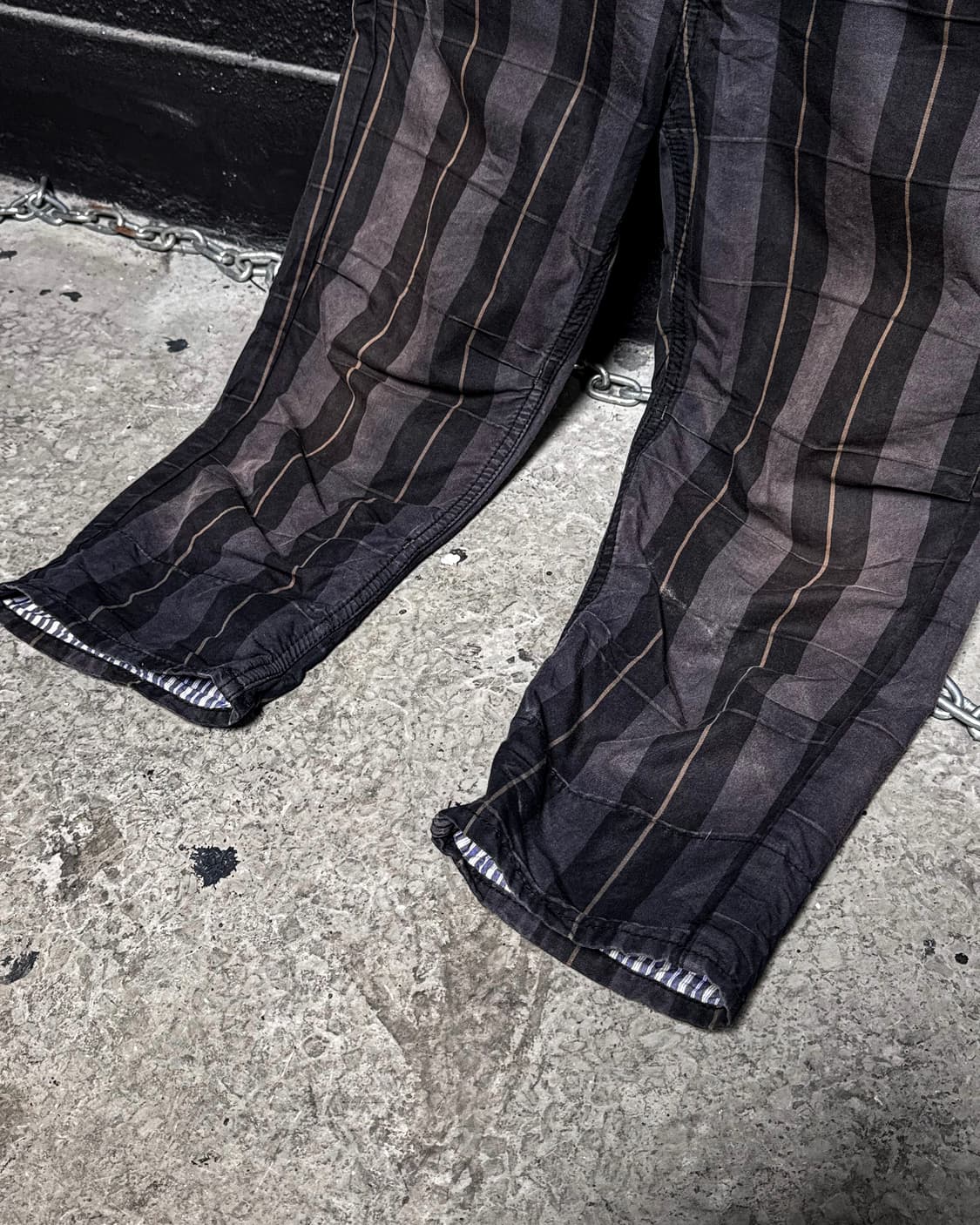 NAVY PRODUCE – Stripe Zipper Pants 상품이미지8