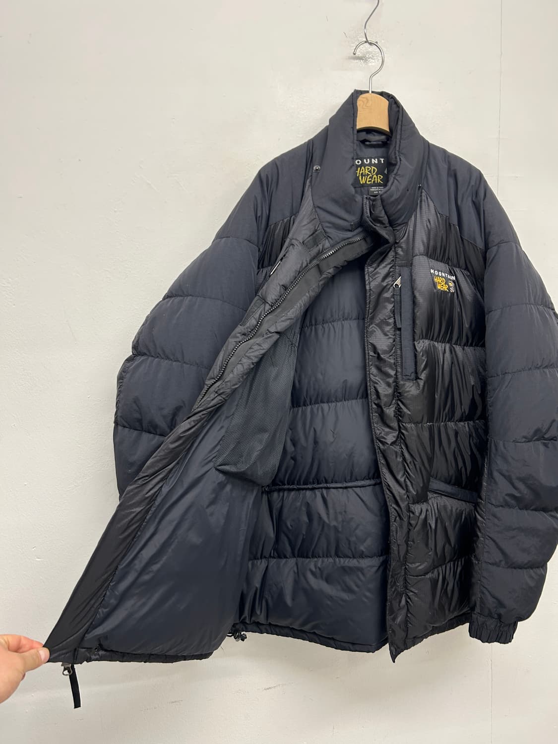 빈티지 마운틴하드웨어 블랙 구스다운 패딩 상품이미지3