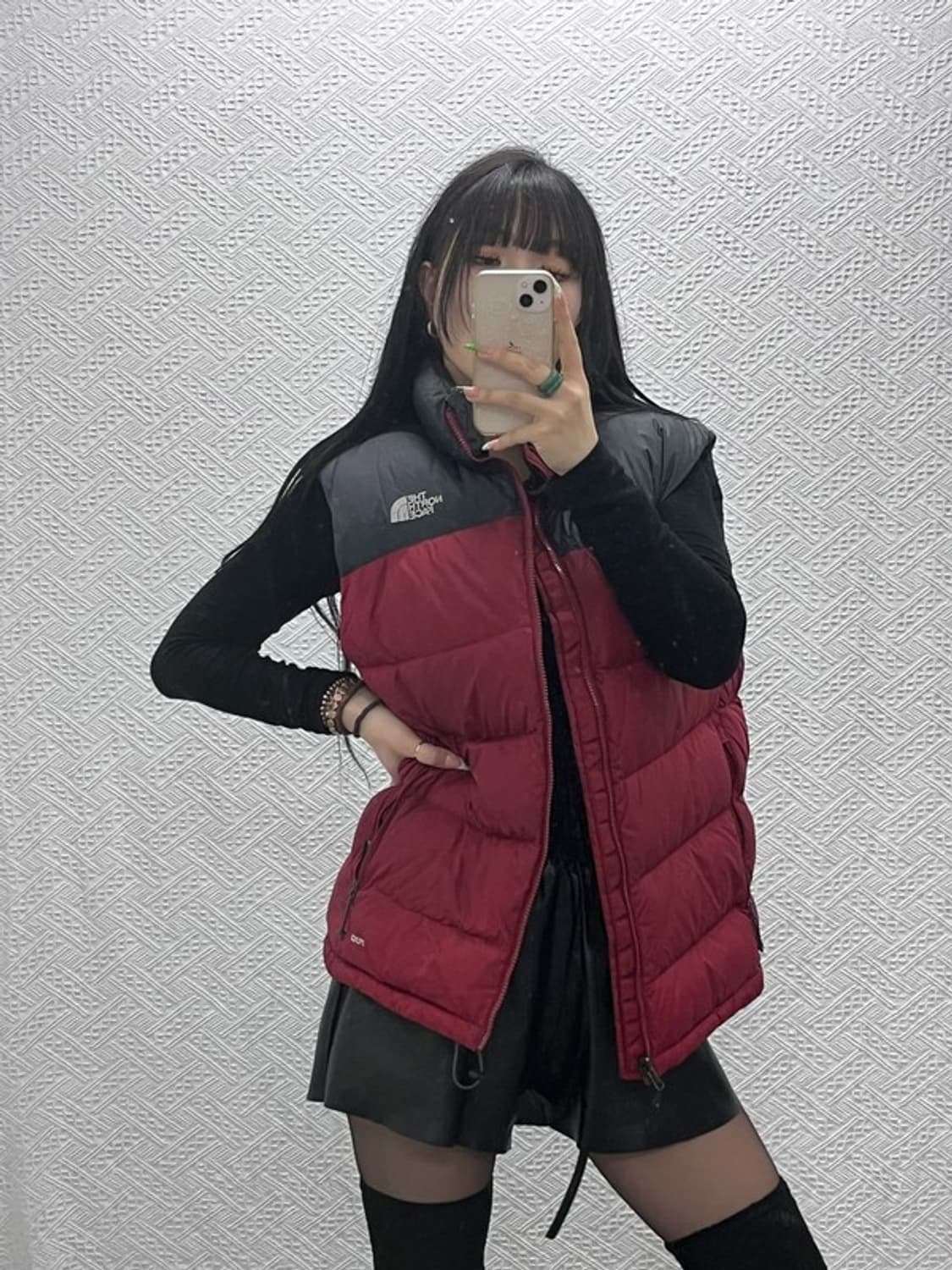 노스페이스 700 눕시 레트로 구스다운 패딩조끼 M C09281 상품이미지1