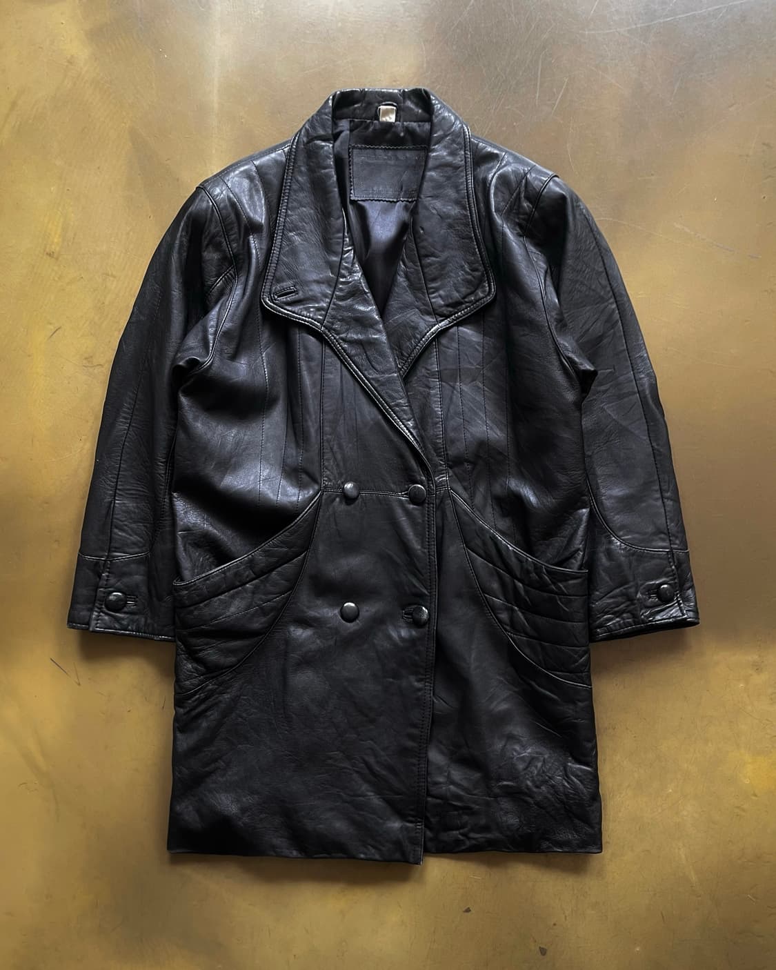 -1990s Jpn Real Lambskin Leather Coat 상품이미지4