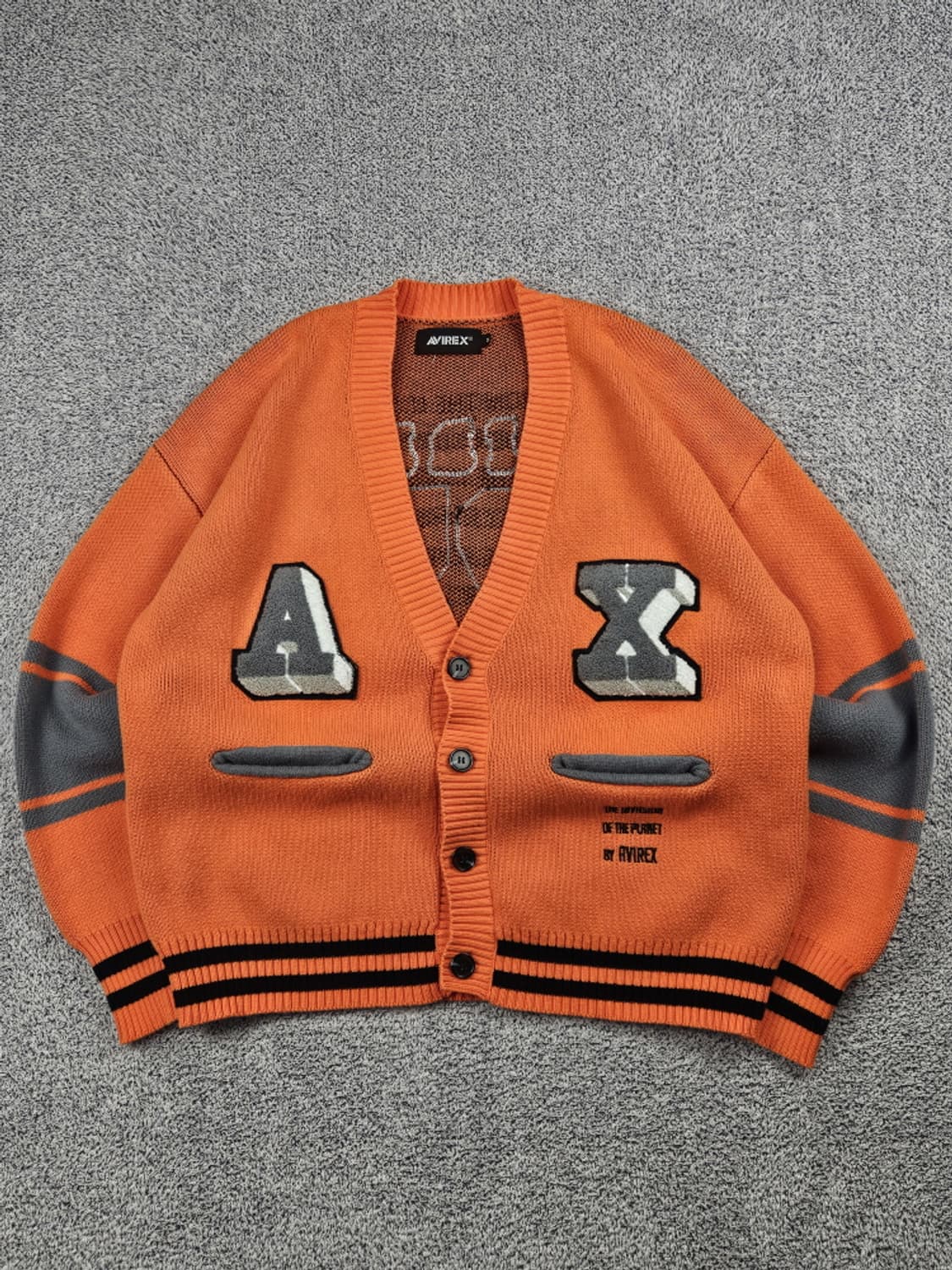 아비렉스 패칭 AVX 바시티 니트 가디건 ( M ) / 10498 상품이미지2