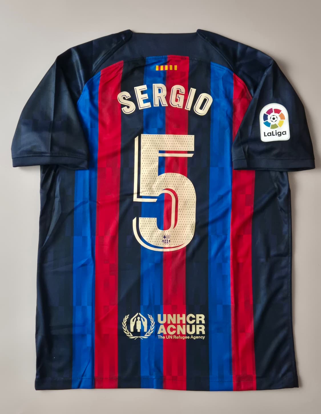 22-23 바르샤 홈킷 부스케츠 유니폼 L 상품이미지1