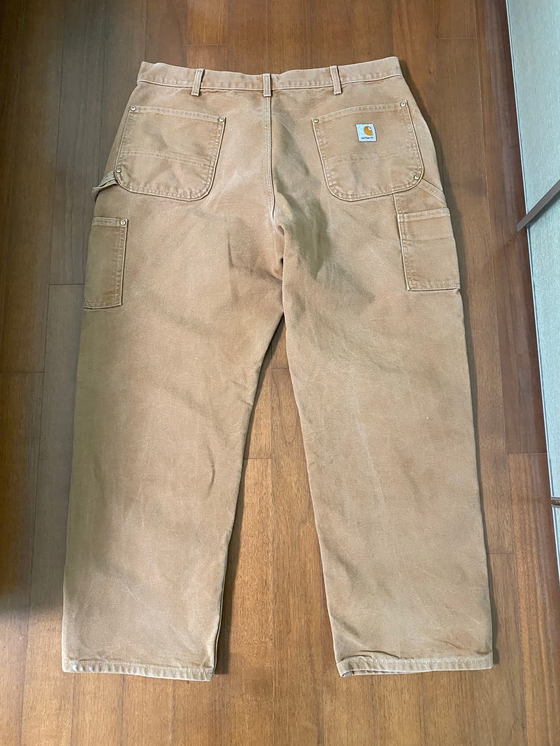 [38x30] 칼하트 더블니 워크 팬츠 베이지 USA 상품이미지2